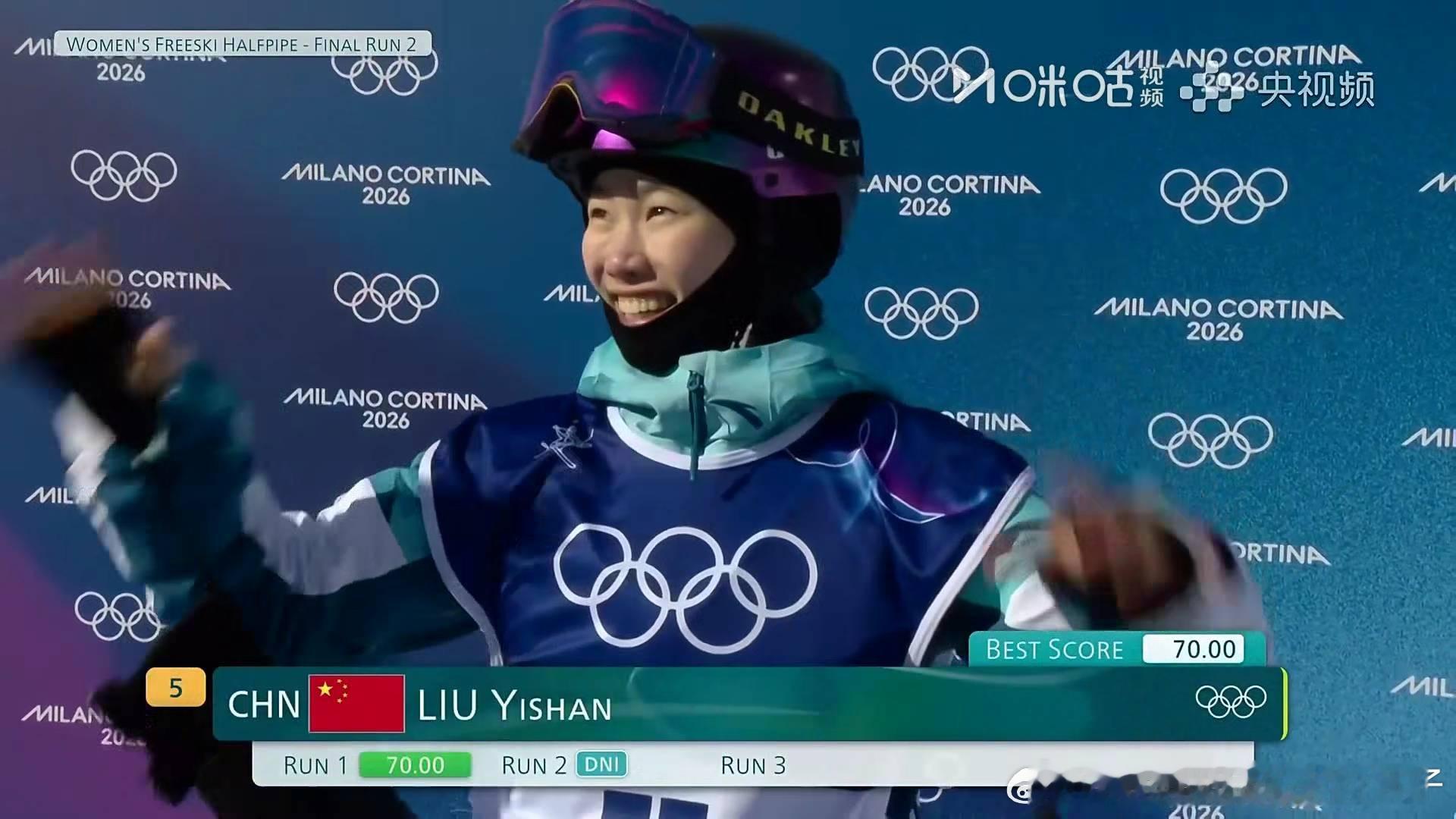 女子U型场地决赛米兰冬奥会 2026年米兰冬奥会自由式滑雪女子U型场地决赛第二轮