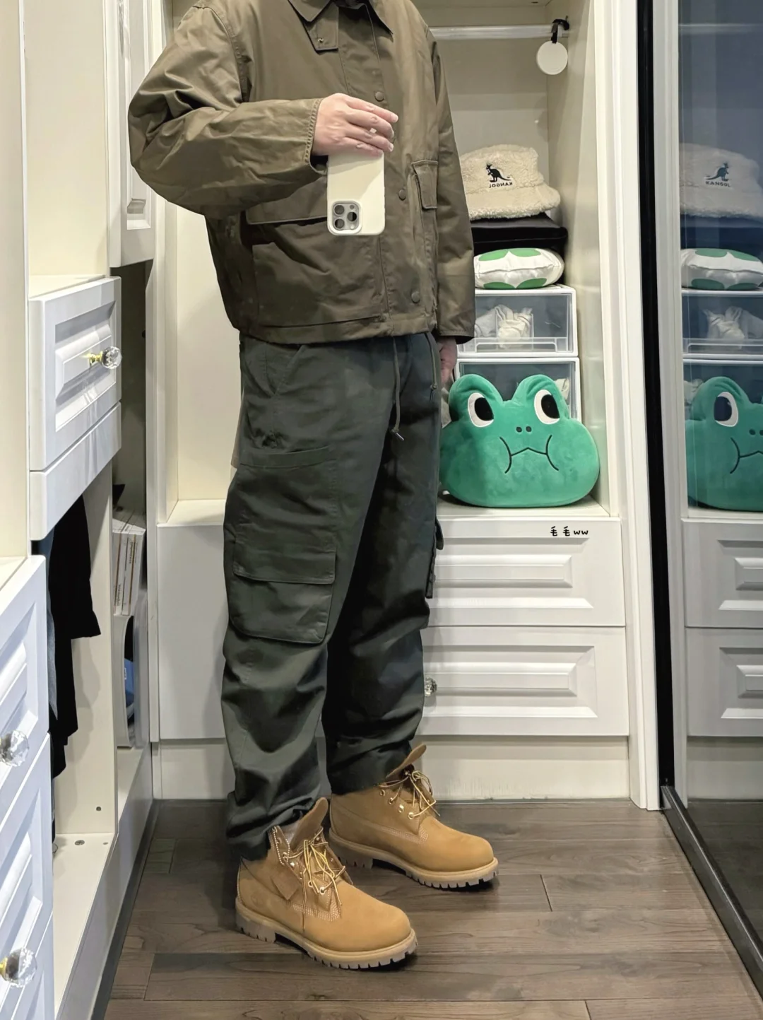 橄榄绿色系｜工装风穿搭