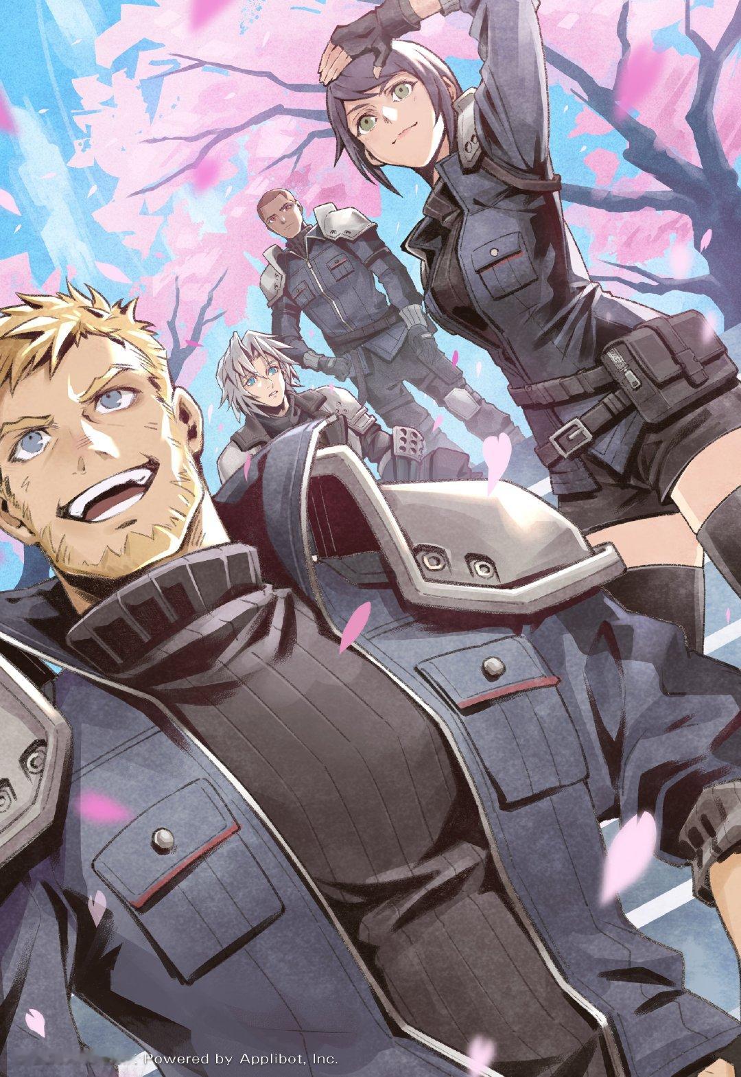 官方分享的《FINAL FANTASY VII EVER CRISIS》春季插图