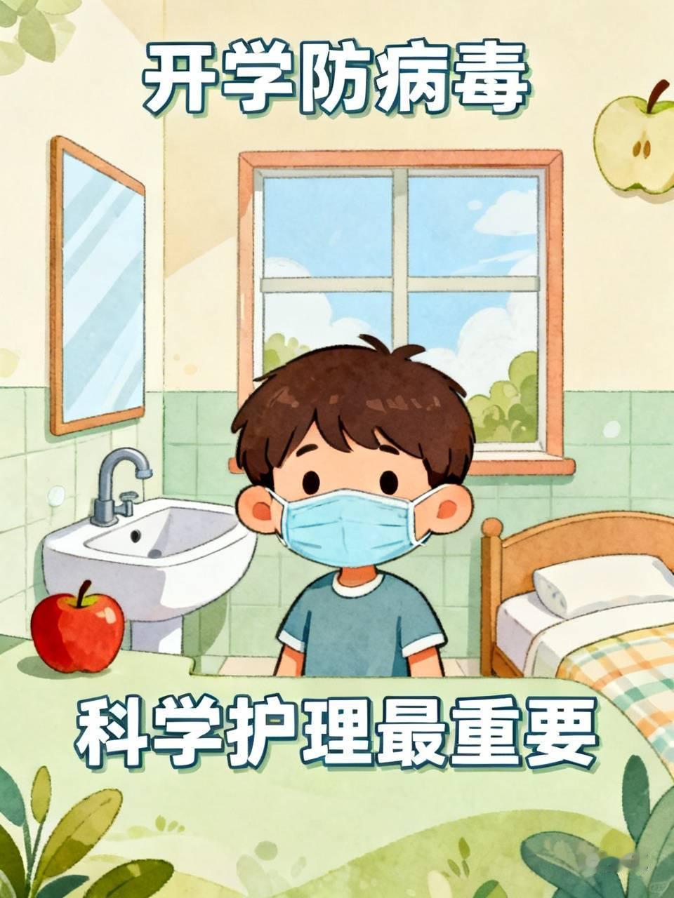 标题：开学防病毒，不少家长都踩坑了
开学之后，孩子扎堆容易生病，很多家长防护走入