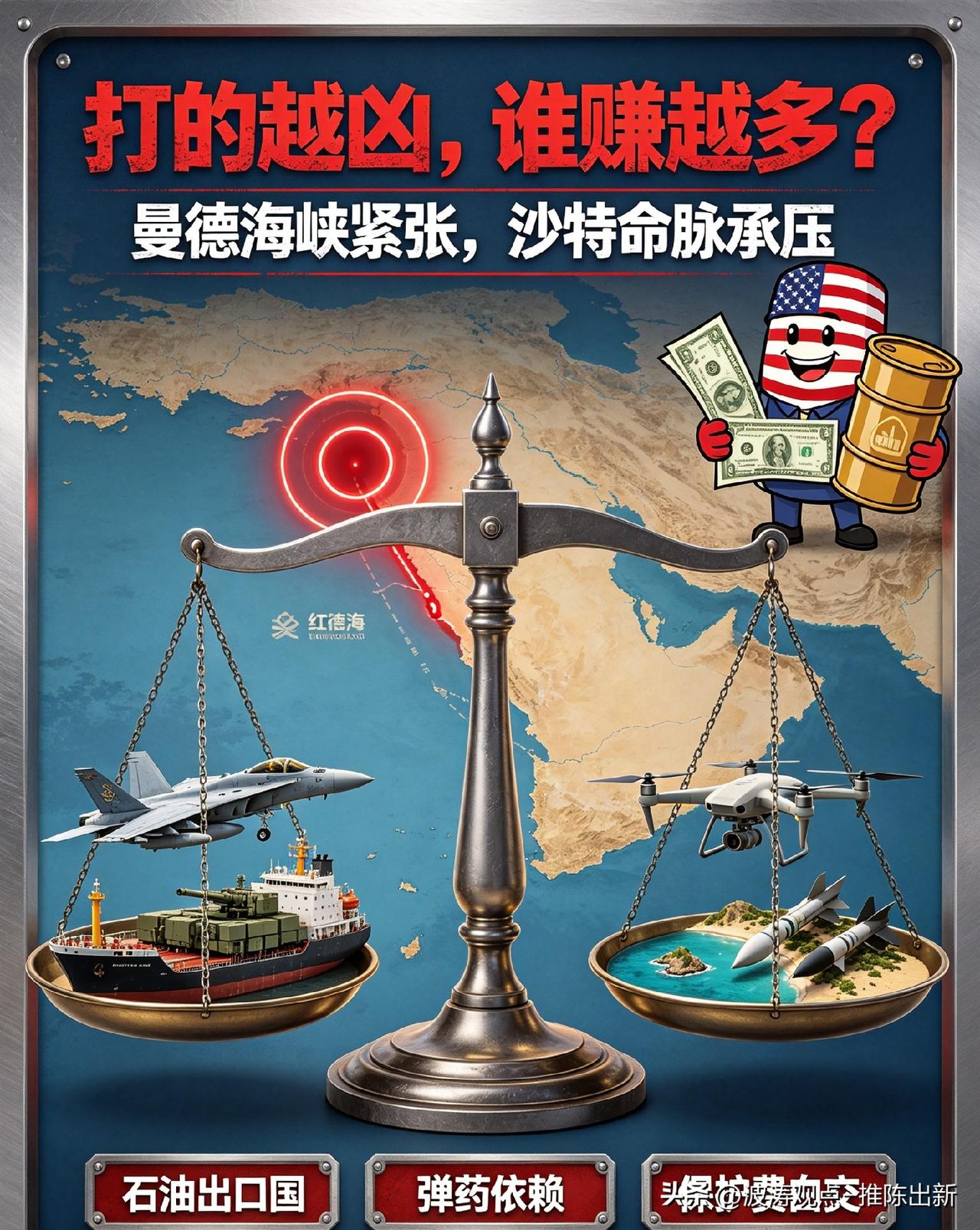 很多人以为只是简单的地盘之争，其实恩怨早就埋了几十年😂
根源是也门内部派系矛盾