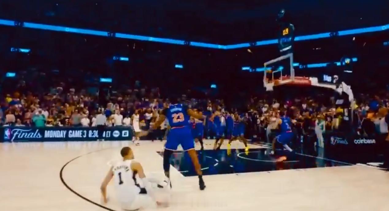 NBA 文班最后一投都没被碰到还假摔 若换作是亚历山大早霸屏了06月07日讯 N