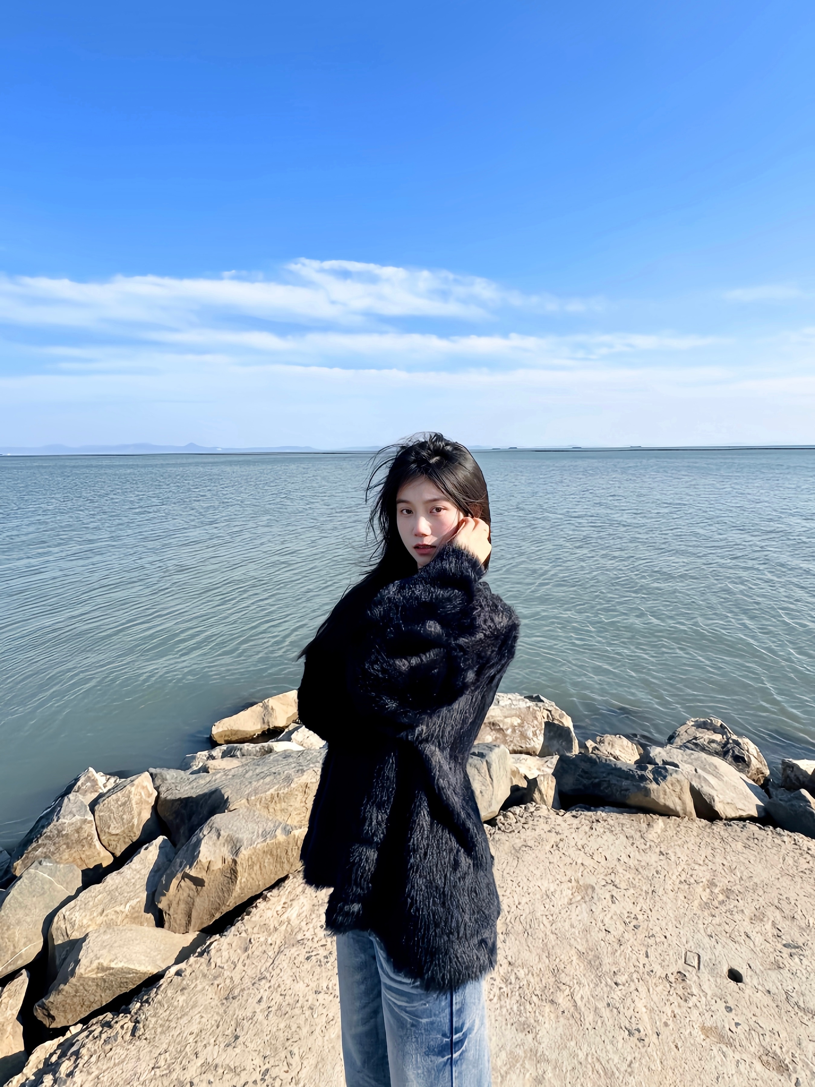🐚 .* 🫧⋰𓇼🐬超级爱晴天！还看到了绝美日落🌄幸福 ​​​