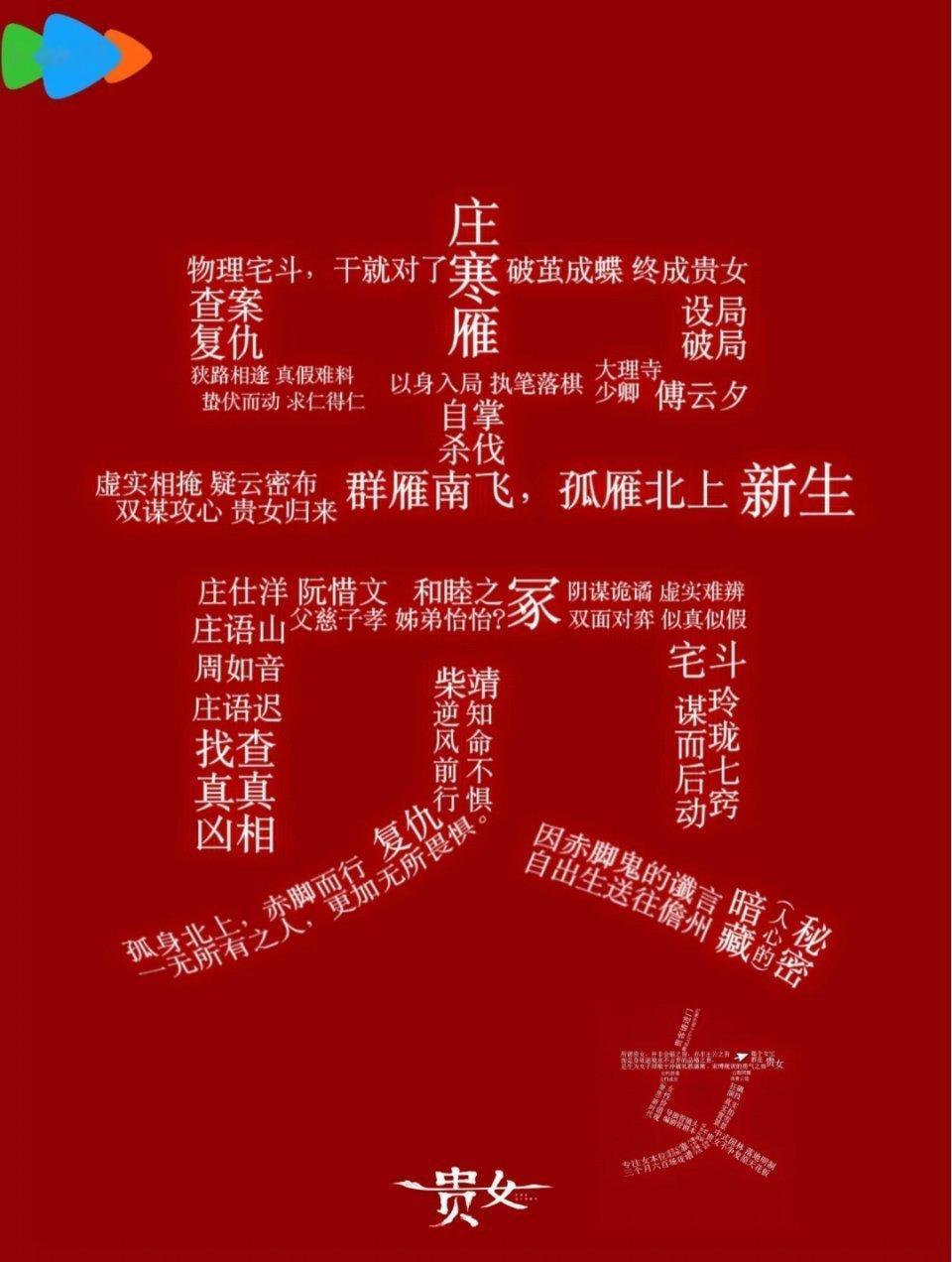 大女主庄寒雁力挺大女主楚朝 ​​​