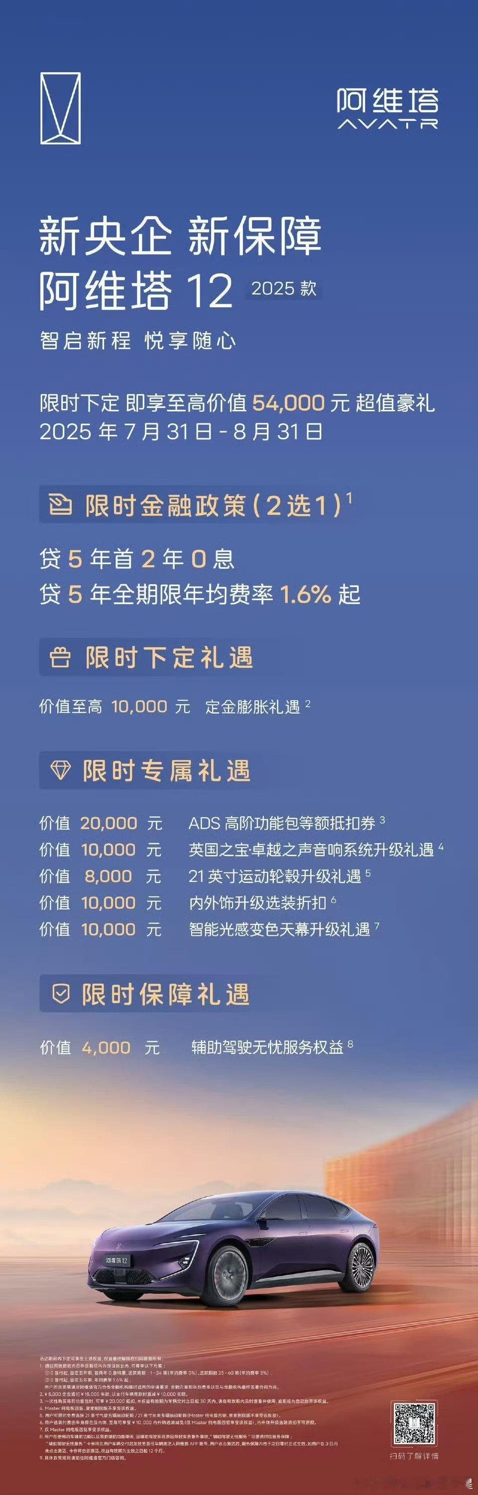 大v聊车我和汽车的日常新央企新豪华阿维塔 解读一下阿维塔全系8月的新政策很多人不