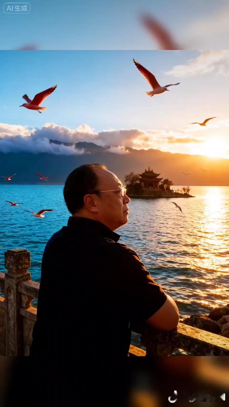 《暮秋抒怀》

文/范圣嘉
 
落木萧瑟惹素秋，
浮生辗转万般愁。
枫红退去寒风