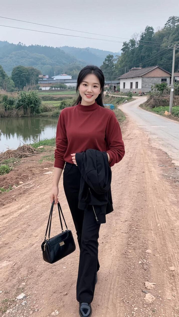 AI乡村生活照抖音ai创作