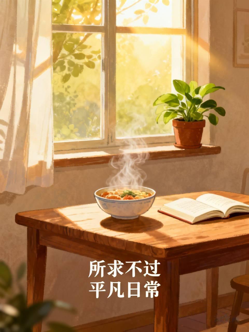守住内心平和，行善无愧于心，认真感受平凡日常里的细碎美好。
看淡得失，知足常乐，
