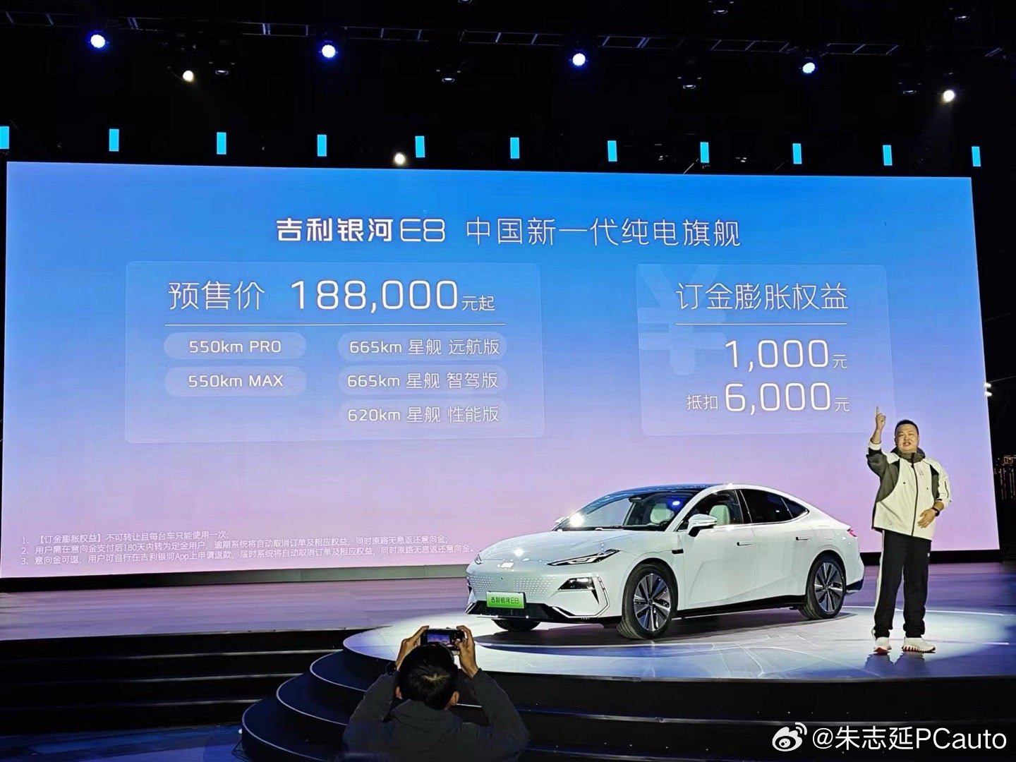 银河E8，预售18.8万起，合资轿车阵地被疯狂攻击啊，明年好精彩了。#新能源大牛