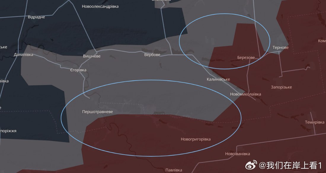 乌克兰在南部向俄罗斯发起进攻推进了两公里。这些居民点都位于第聂伯罗彼得罗夫斯克州