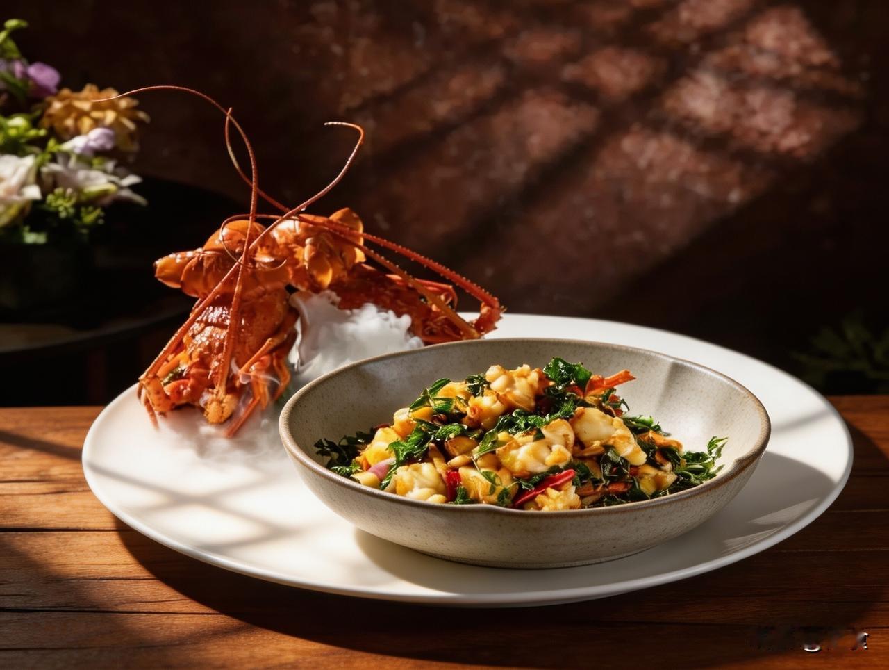 花椒芽爆小青龙


【食材准备】

主料：鲜活小青龙虾2只（约500克，保留完整