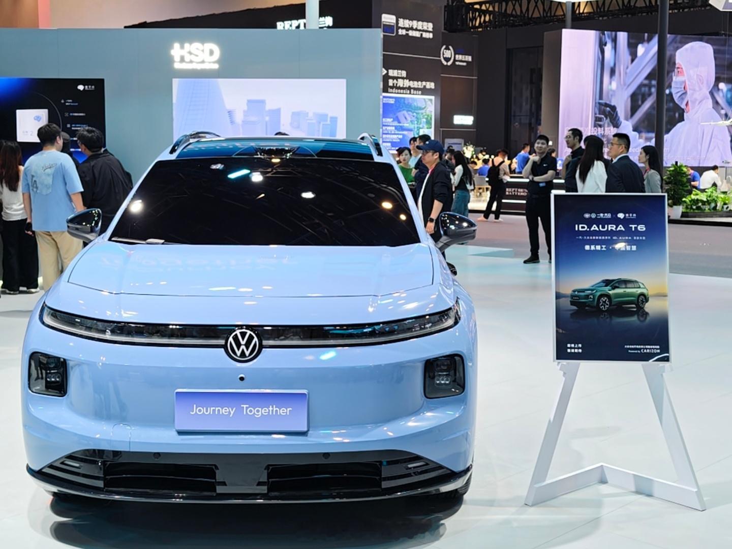 大众ID.AURA T6也有地平线HSD了应该是今天下午官宣2个版本，J6H，J