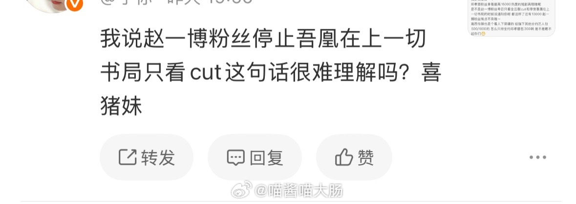 所以你们粉丝是看没看抵没抵制能不能给个准信，刷得都燃起来了这群🧣吴涛妹还骂我干