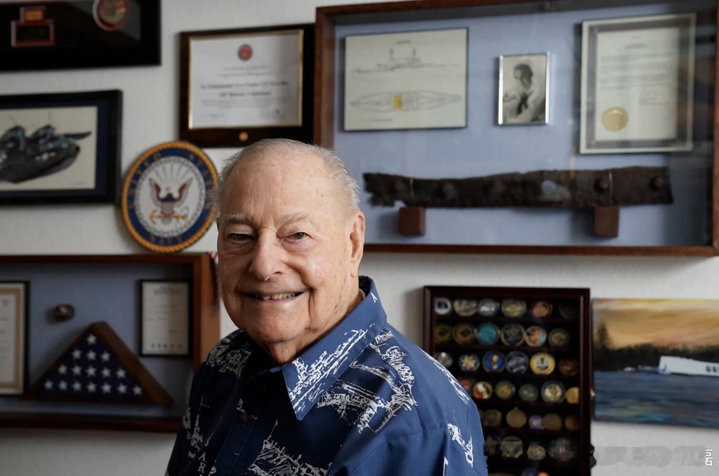 Lou Conter，珍珠港最后一位生存者离世，享年102岁。 ​​​