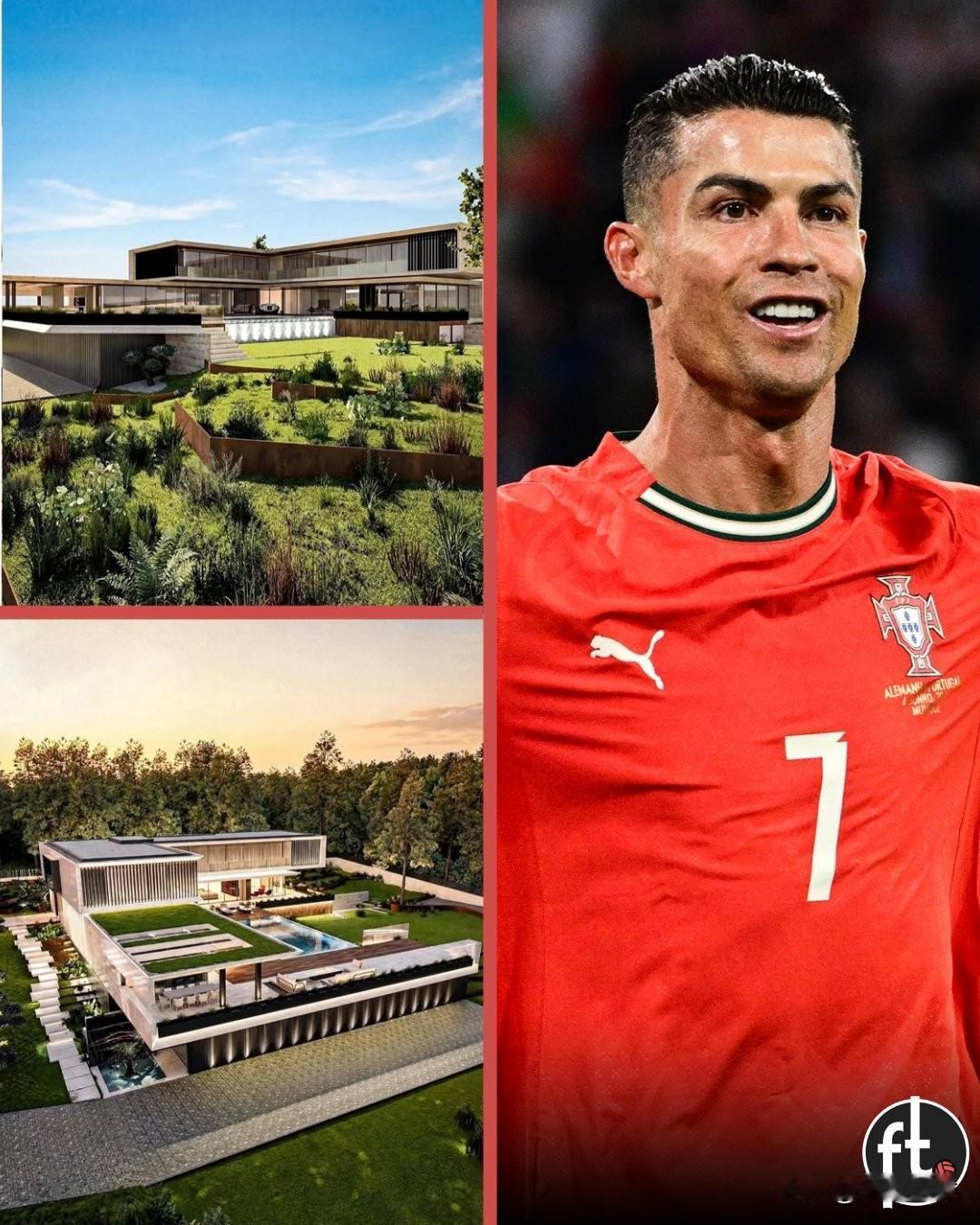 C罗刚在葡萄牙买下最贵豪宅，价值高达2500万欧元！
该毫宅位于金塔达马林哈，这