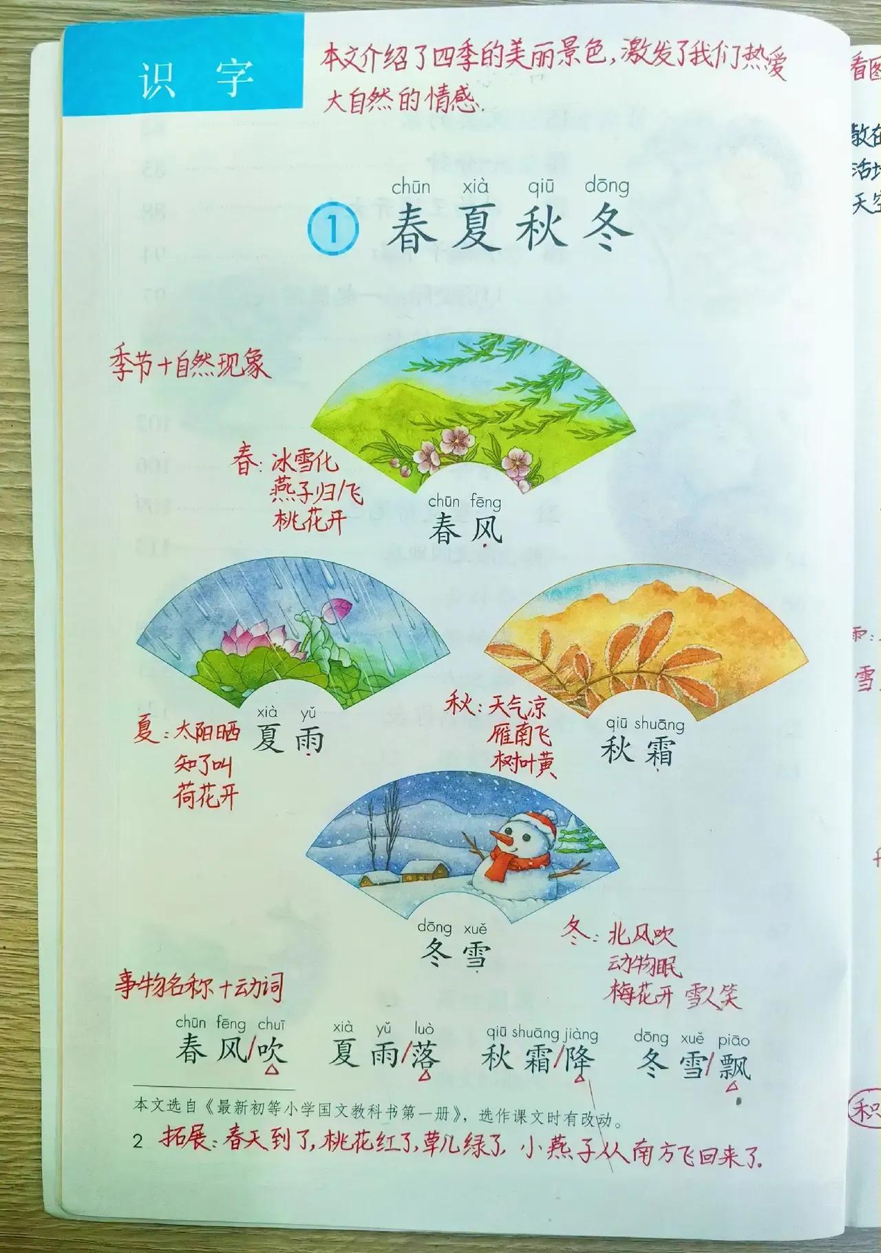 #一年级下册学习# 重点：1、背诵课文，常考按照课文内容填空。
2、二类字熟练认