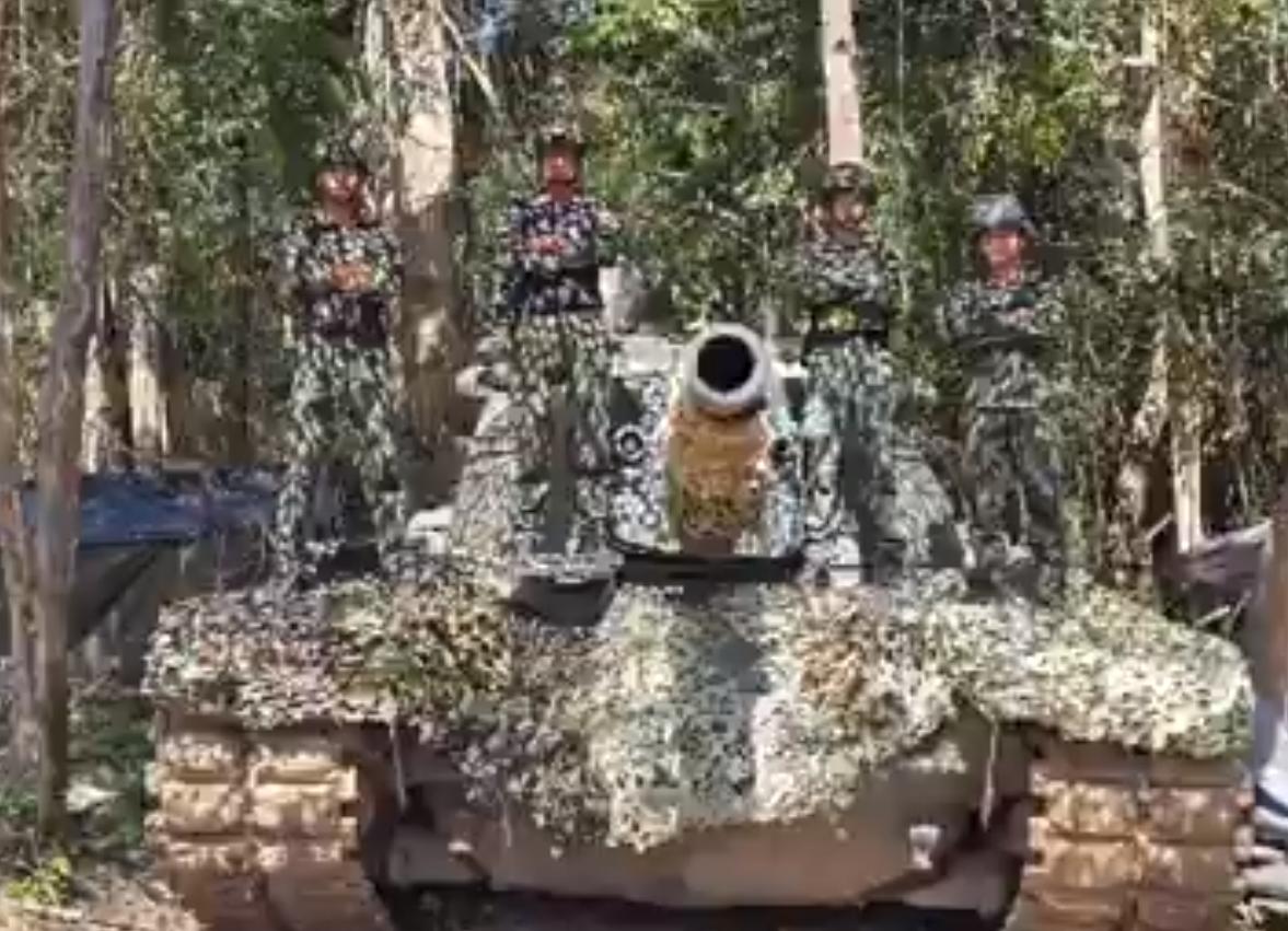 在2025年12月27日泰国与柬埔寨边境冲突中的一次小规模交火中，一辆泰国M48