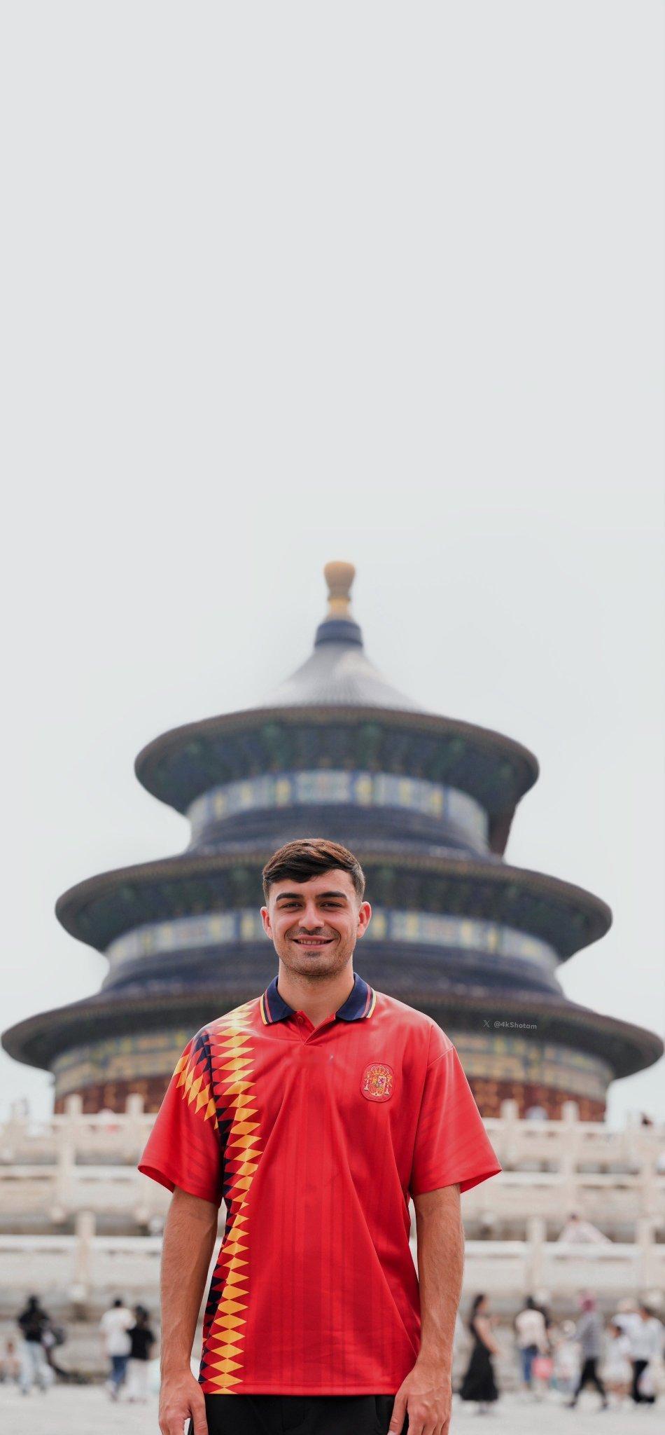 世界杯冠军佩德里，在中国西班牙足球壁纸