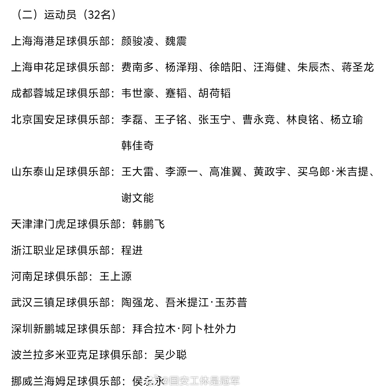 【为国养士的模板】自己联赛球队进攻不靠外援，就靠中国人，国安的本土球员进球占比联