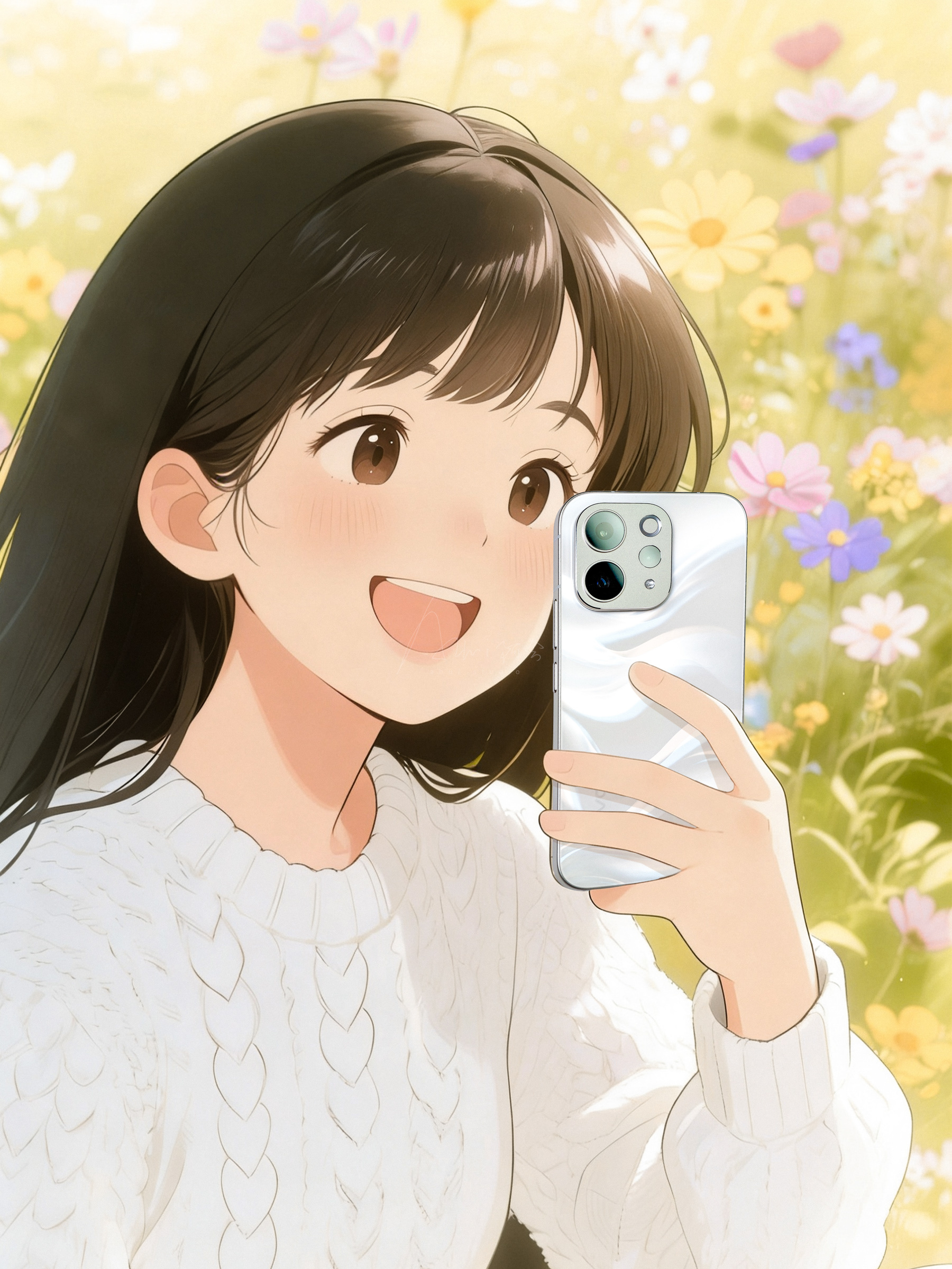 vivo S50全新配色「告白」来了背壳设计非常的独特，通过特殊光刻技术呈现柔和