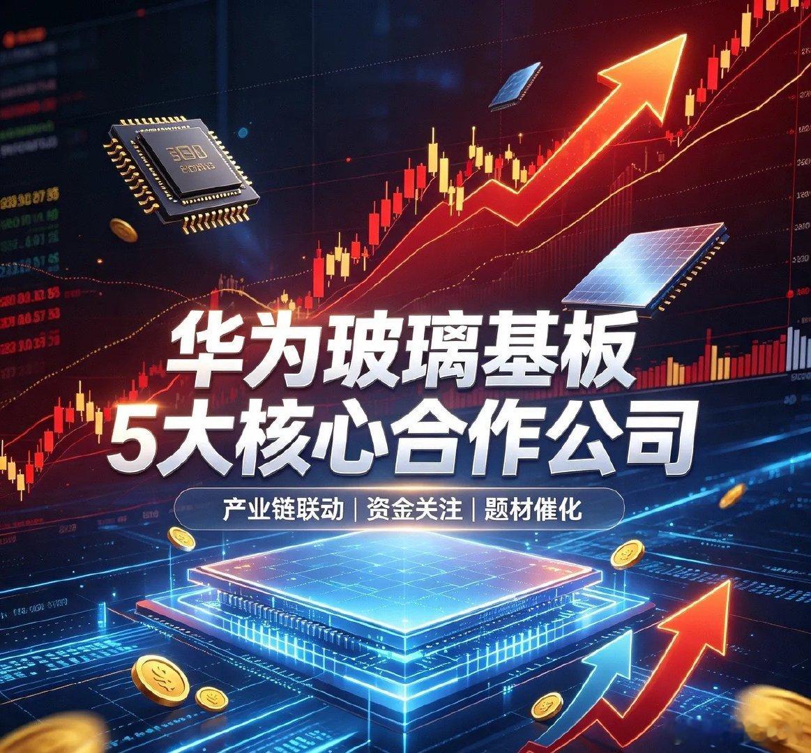 华为玻璃基板5大核心合作公司1. 京东方A（000725）作为全球面板龙头，京东