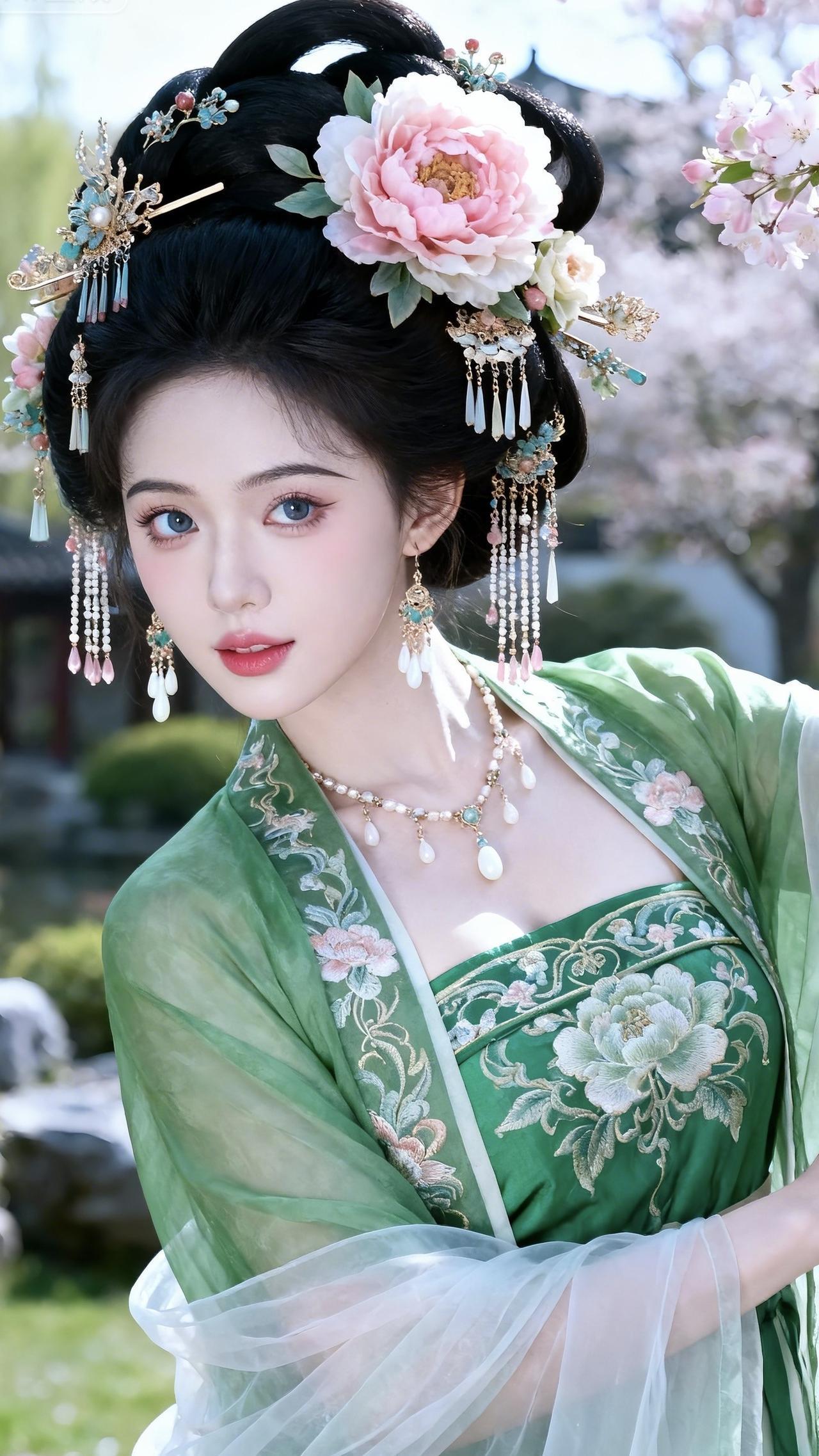 什么样的美人算是东方美人花开花落，岁月静好。