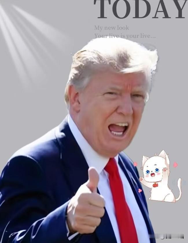 果不其然！
特朗普又突然宣布！

特朗普又来了！

这次是“友好”地来了。

东