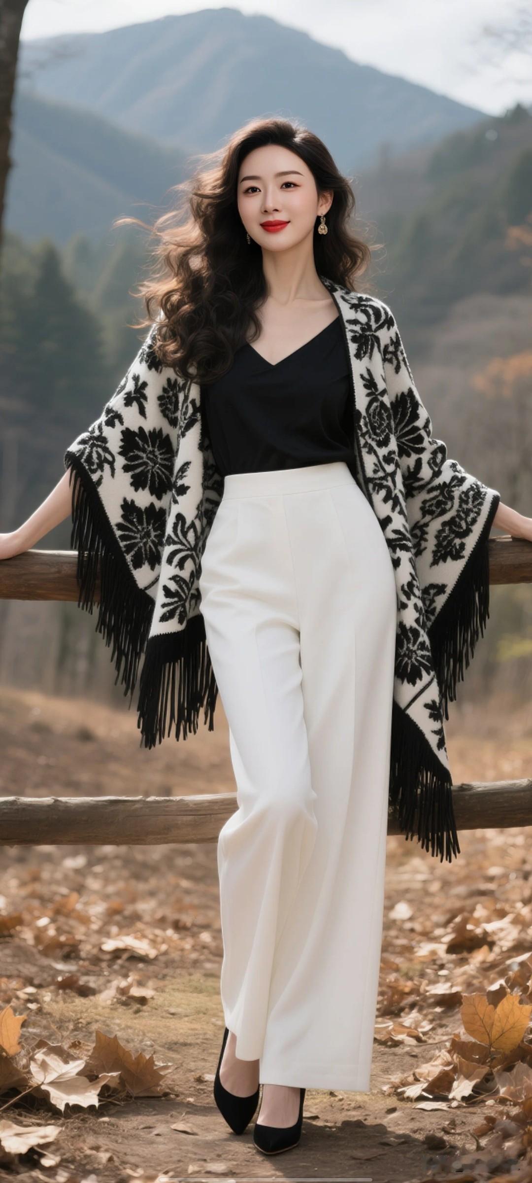 秋风起，落叶舞，美人倚栏思。