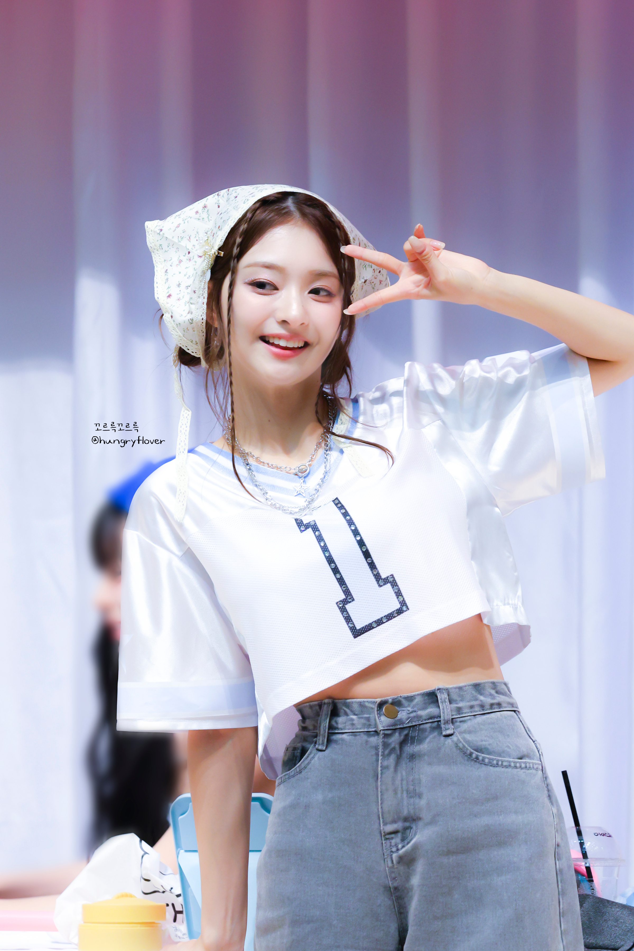 李娜炅[超话]🐣蜜桃笑颜李娜炅 [图片]240825 Aladin签售 HD©