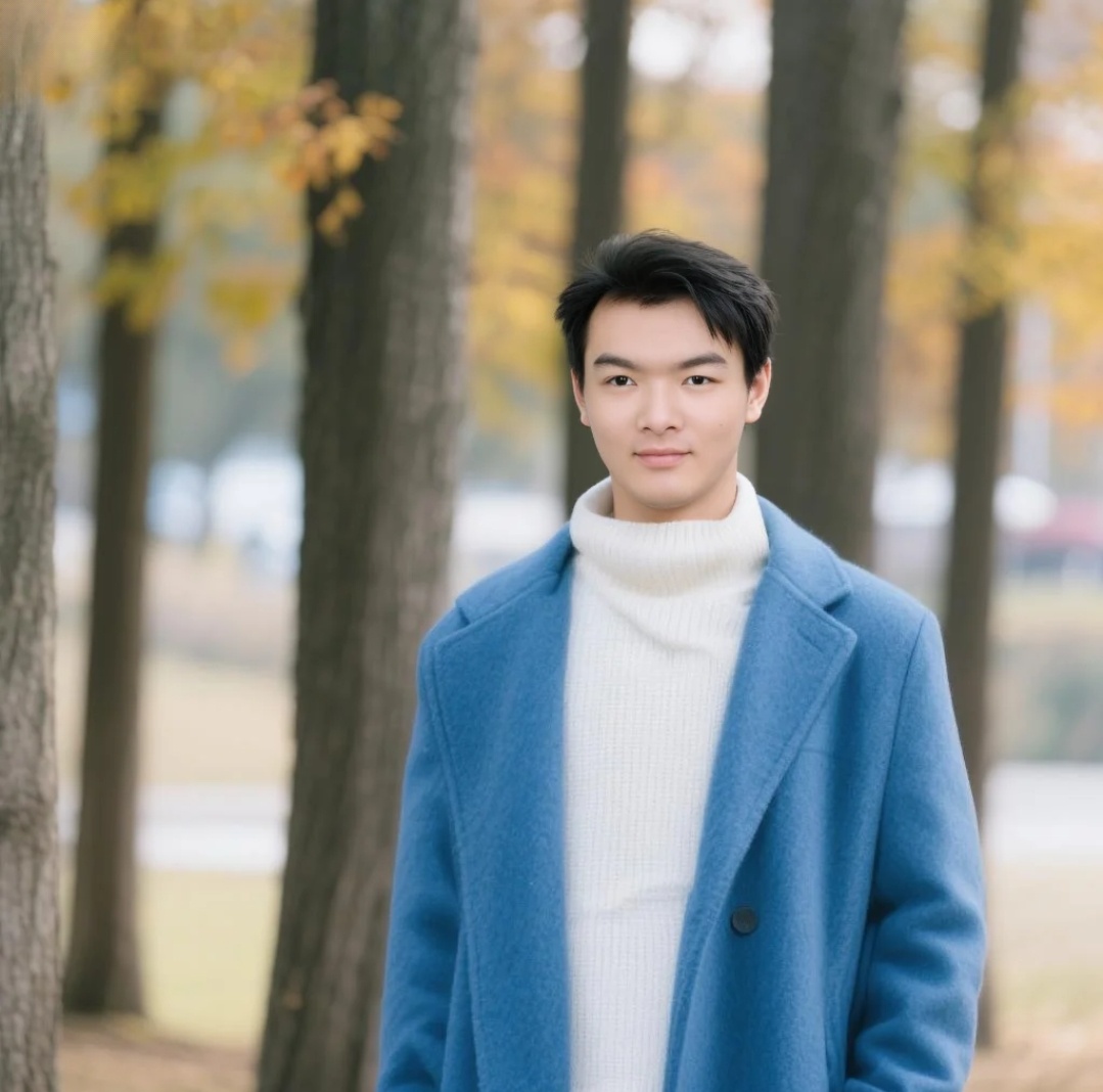 📸 秋冬氛围感直接拉满！如果秋冬有颜色，那一定是属于我的蓝与灰💙如果秋冬有颜