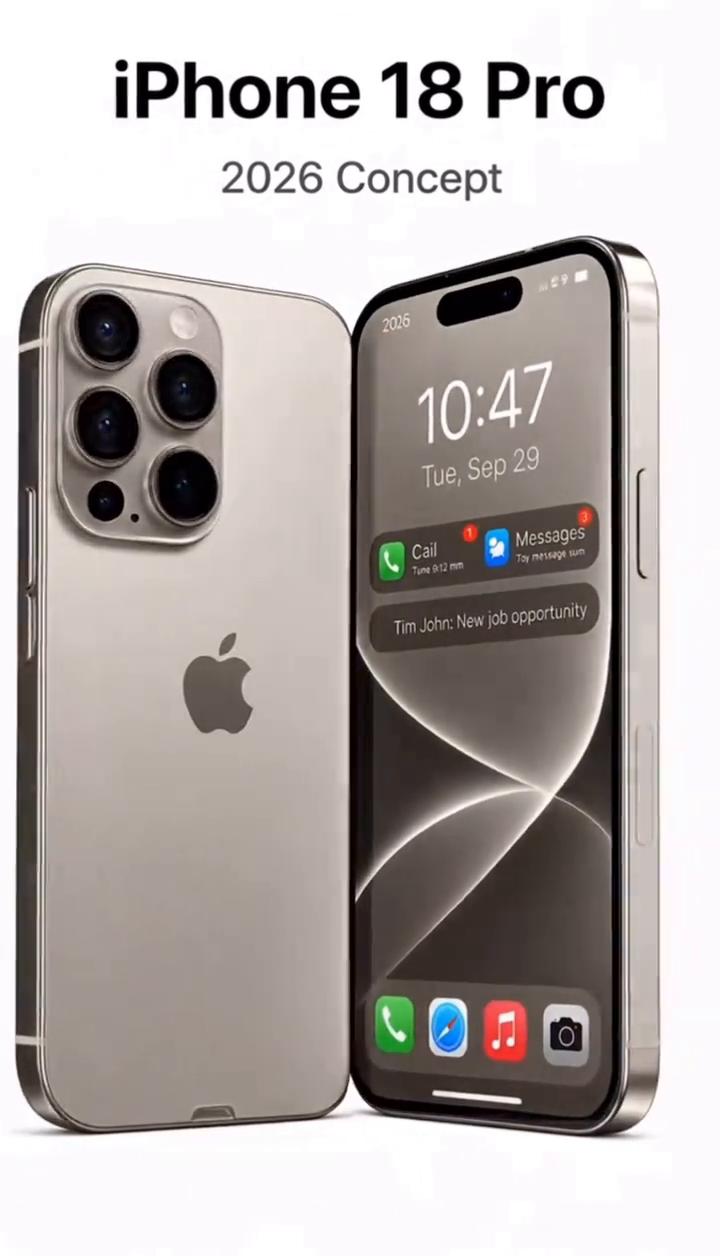 iPhone 18 Pro 2026 Concept。
iPhone 18 Pr