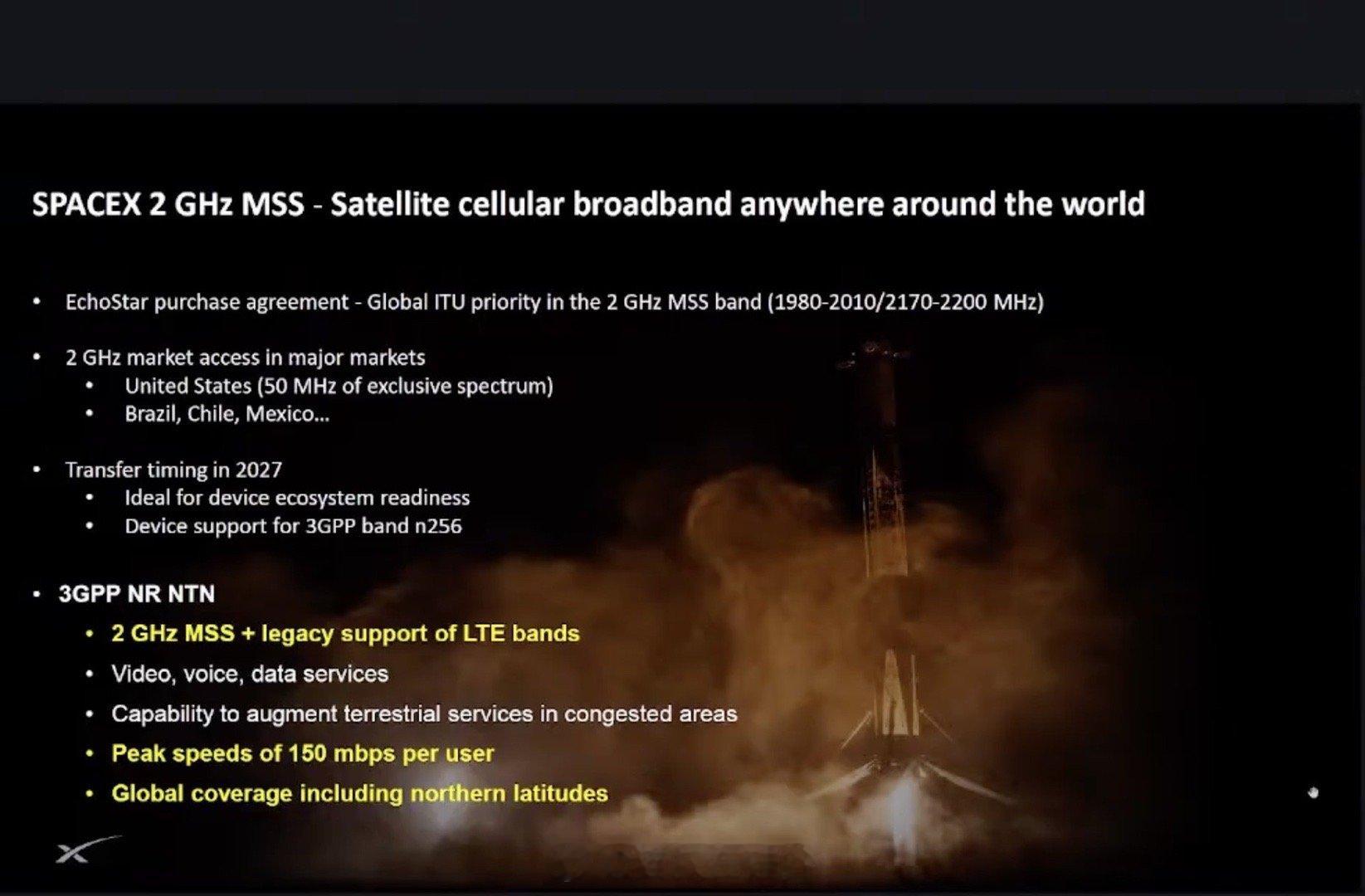 SpaceX 公布了移动通信版 Starlink 的新计划，目标是为手机用户提供