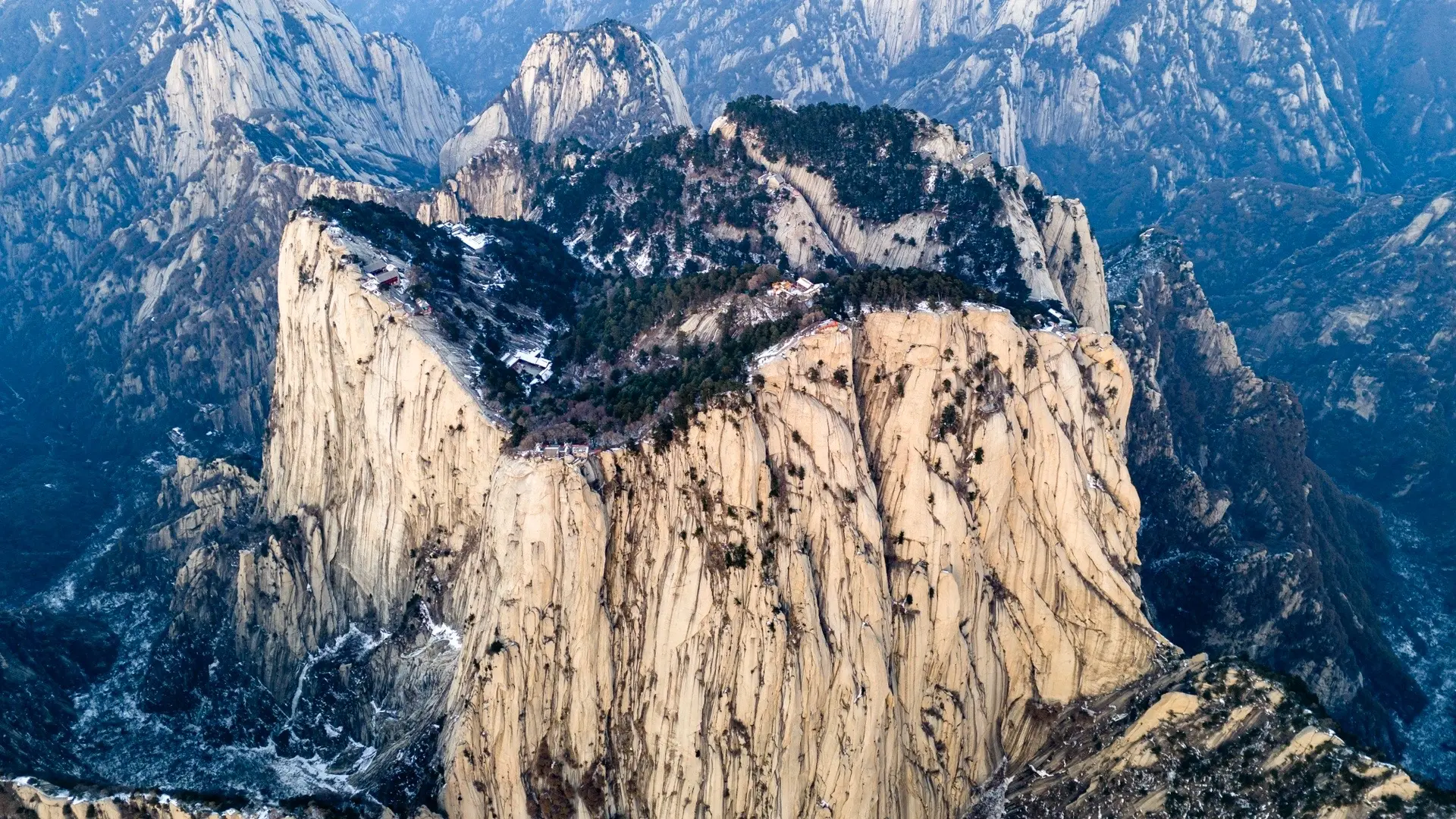 华山就像一幅山水画