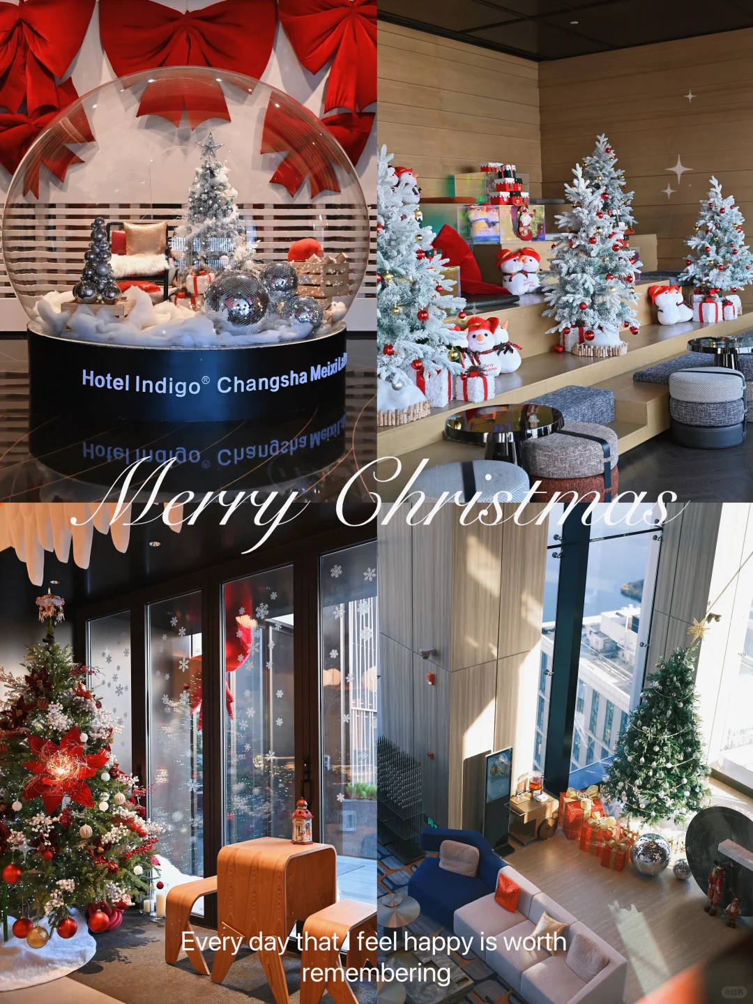 长沙梅溪湖畔🎄圣诞氛围感遥遥领先‼️