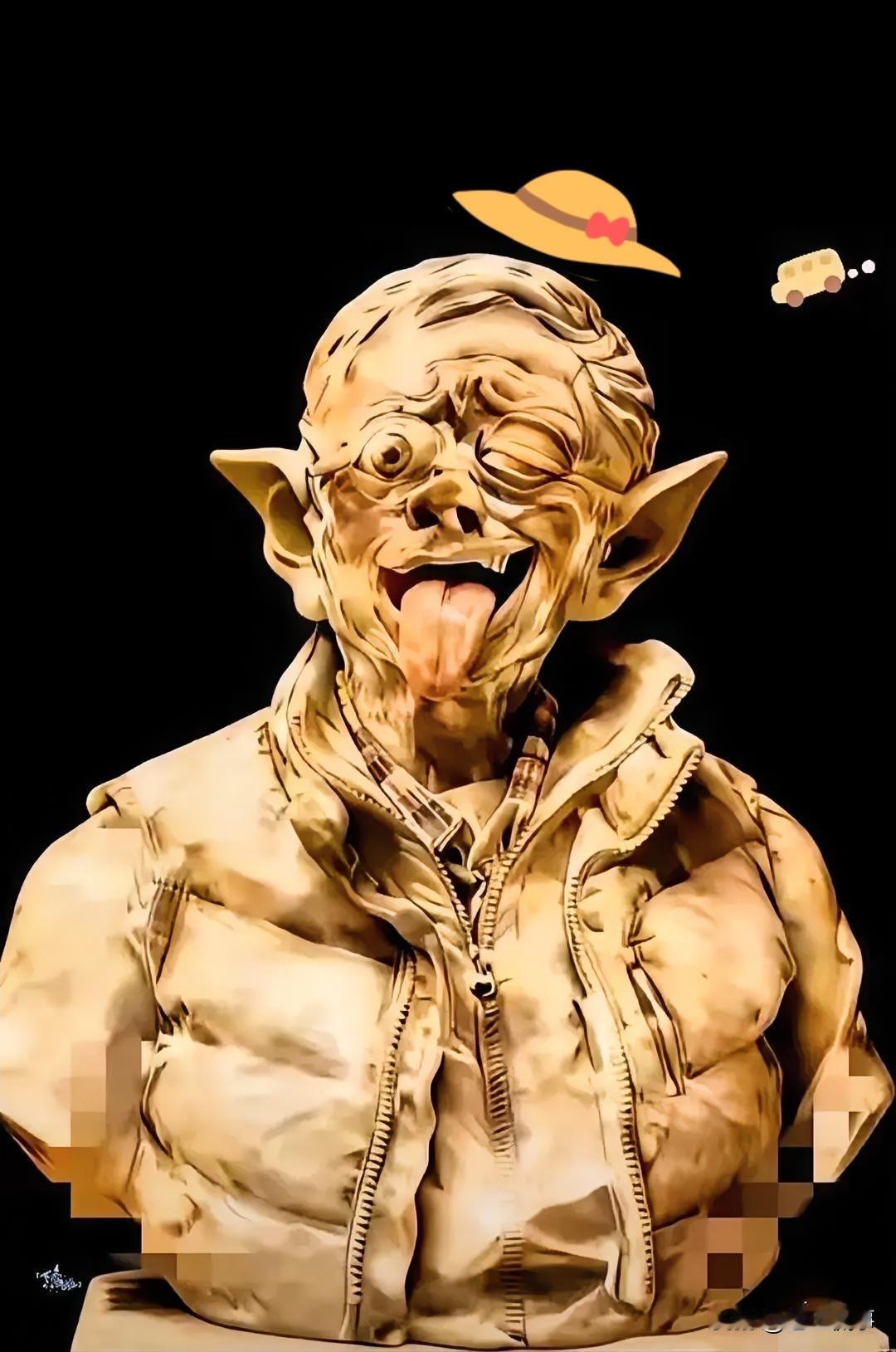 用艺术来打败艺术，
田家既然认为这种畸形也叫艺术，
那就看看网友捏的这种算哪种艺