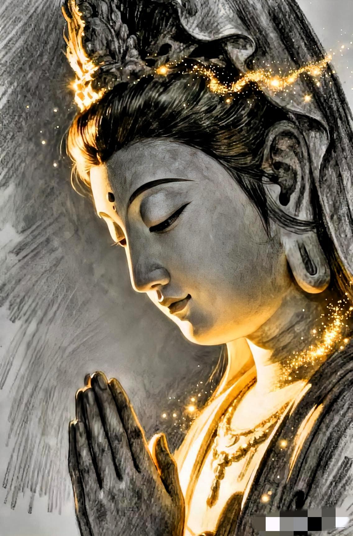 快接住今天的观音诞辰好运🙏
4月6日，农历二月十九，正是观音菩萨诞辰日，民间公