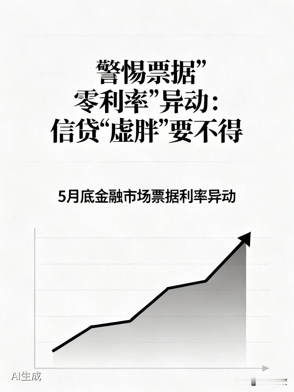 警惕票据“零利率”异动：信贷“虚胖”要不得

  5月底，金融市场出现了一个不太