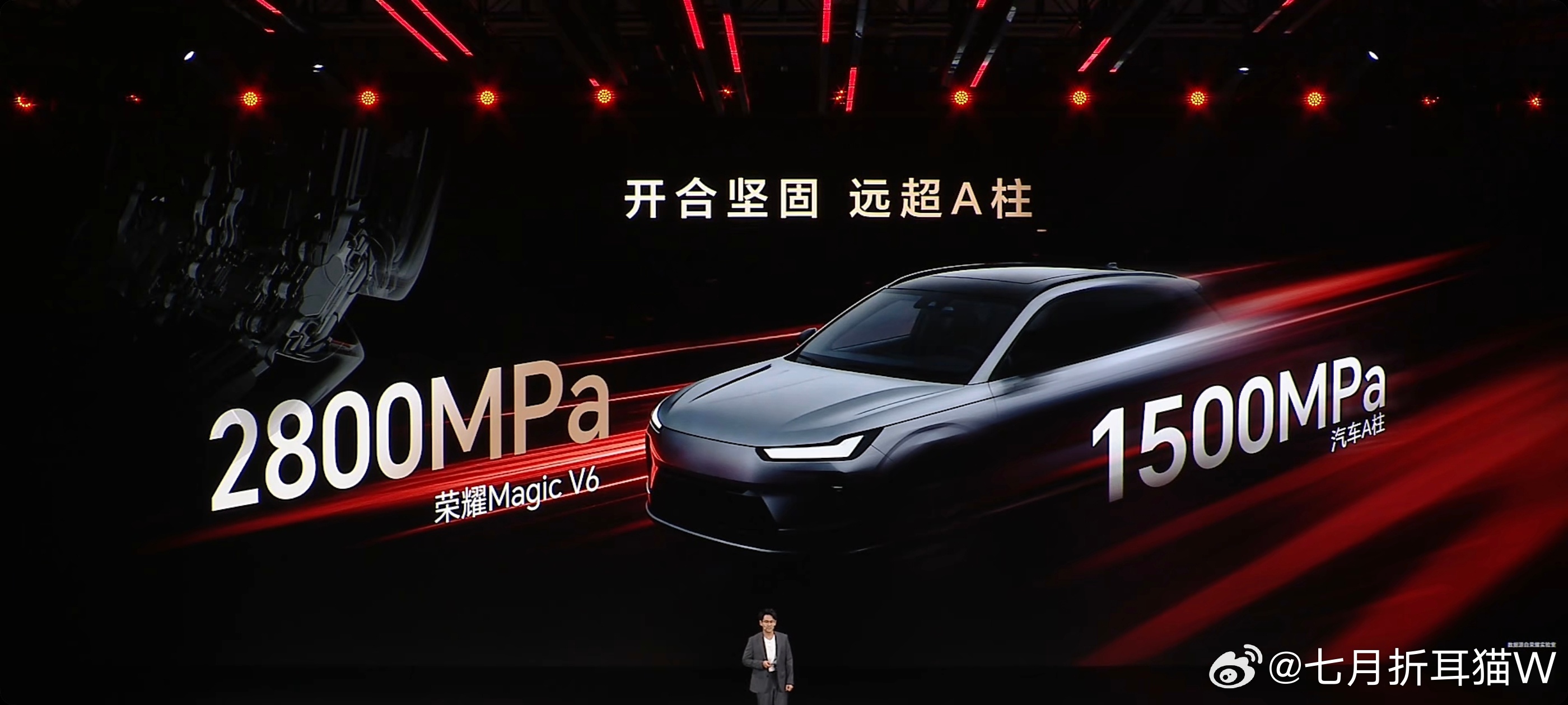 挂荣耀Magic V6上做引体向上就不说什么了，你说说你用的什么拉飞机汽车？！屏