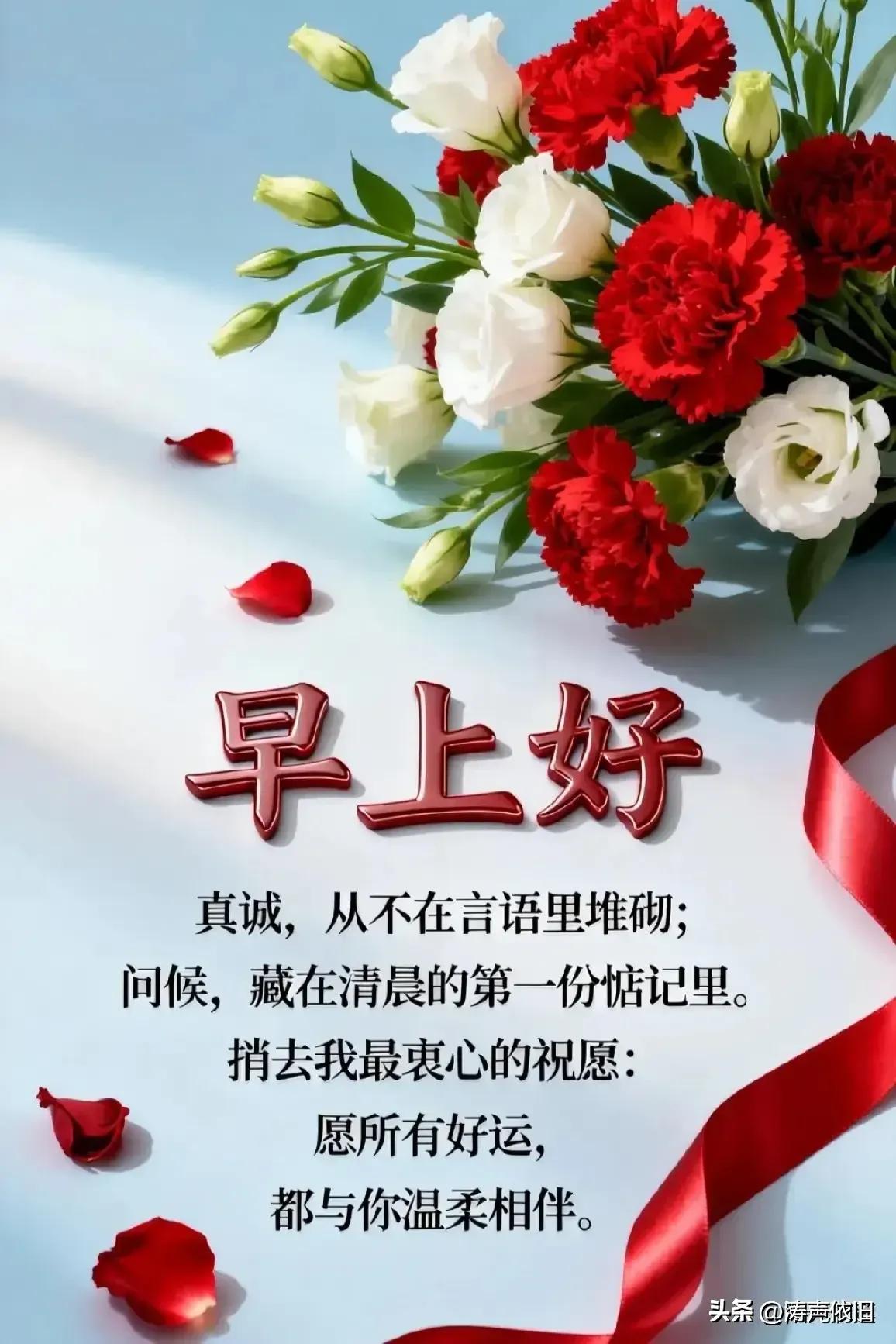 《采桑子·相知安暖》

清晨一句温言好，
便是甜柔。
心有牵愁，
最喜旁人记我由