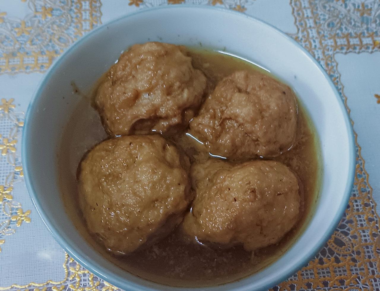 自制四喜丸子，美味。