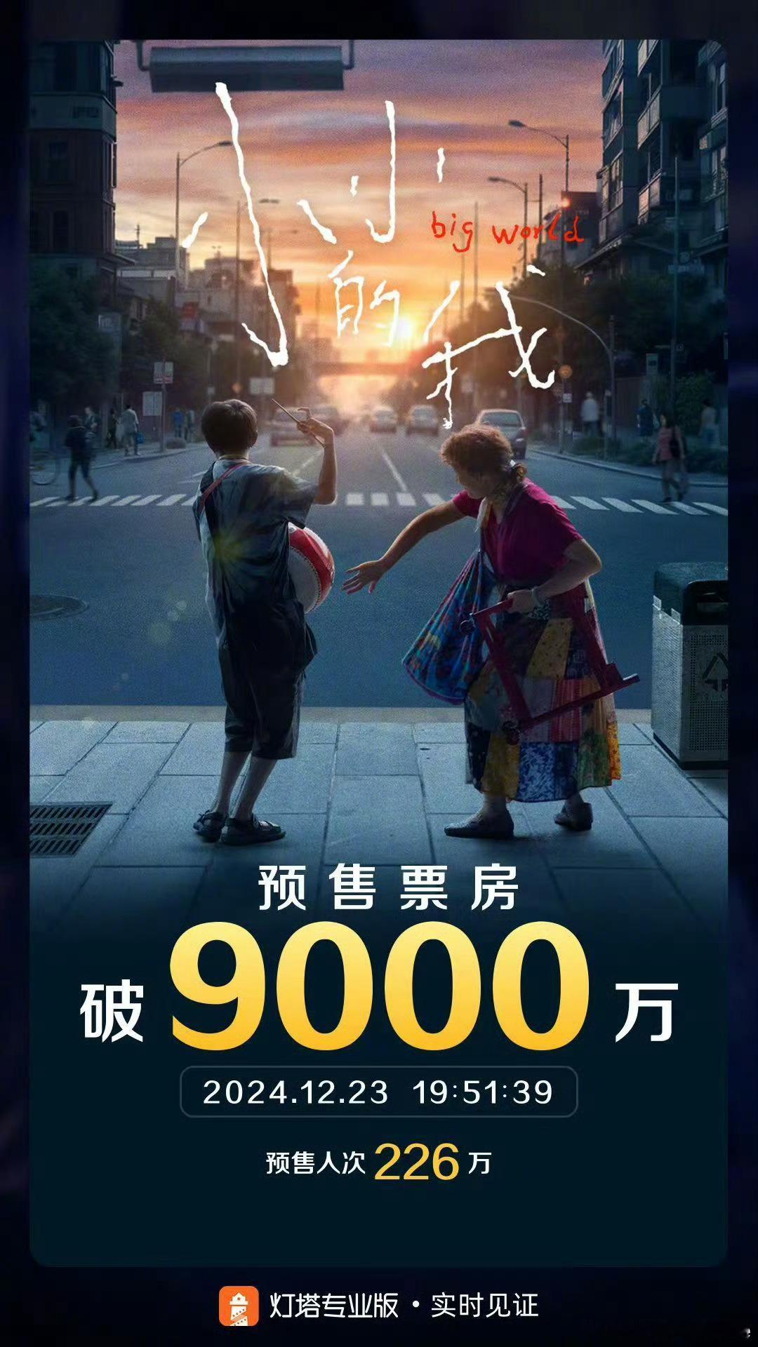 《小小的我》预售破9000万 跨年档很牛掰了真的 