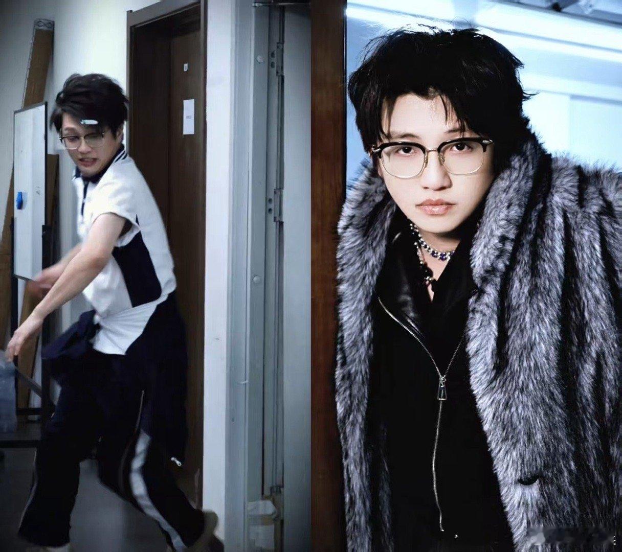 一想到待会出来的是刘同就想笑 刘同被逼拍学生爆改霸总变装，这反差也太大了。前一秒