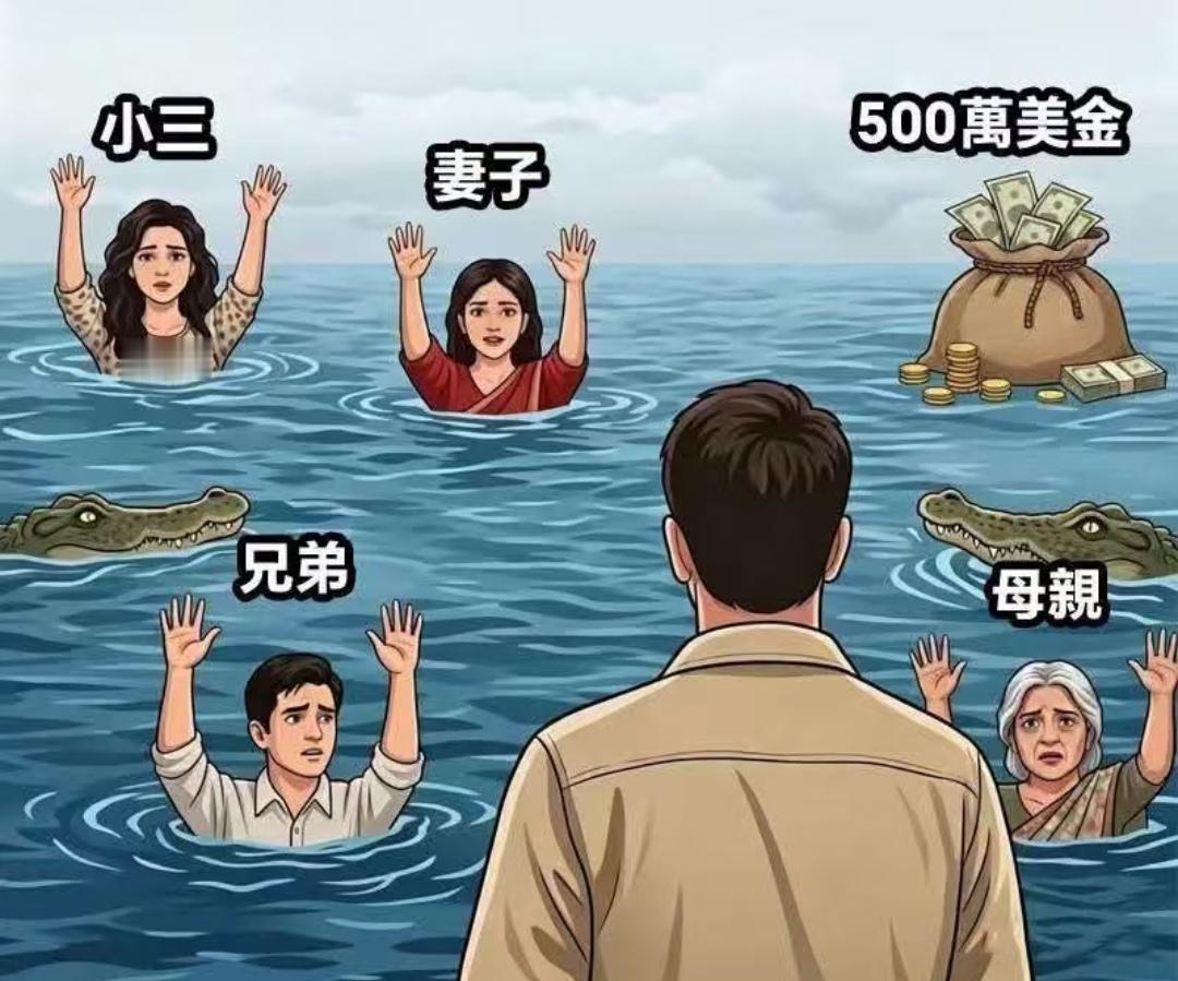 只能救一个，如果是你遇到这种情况，你会救谁？