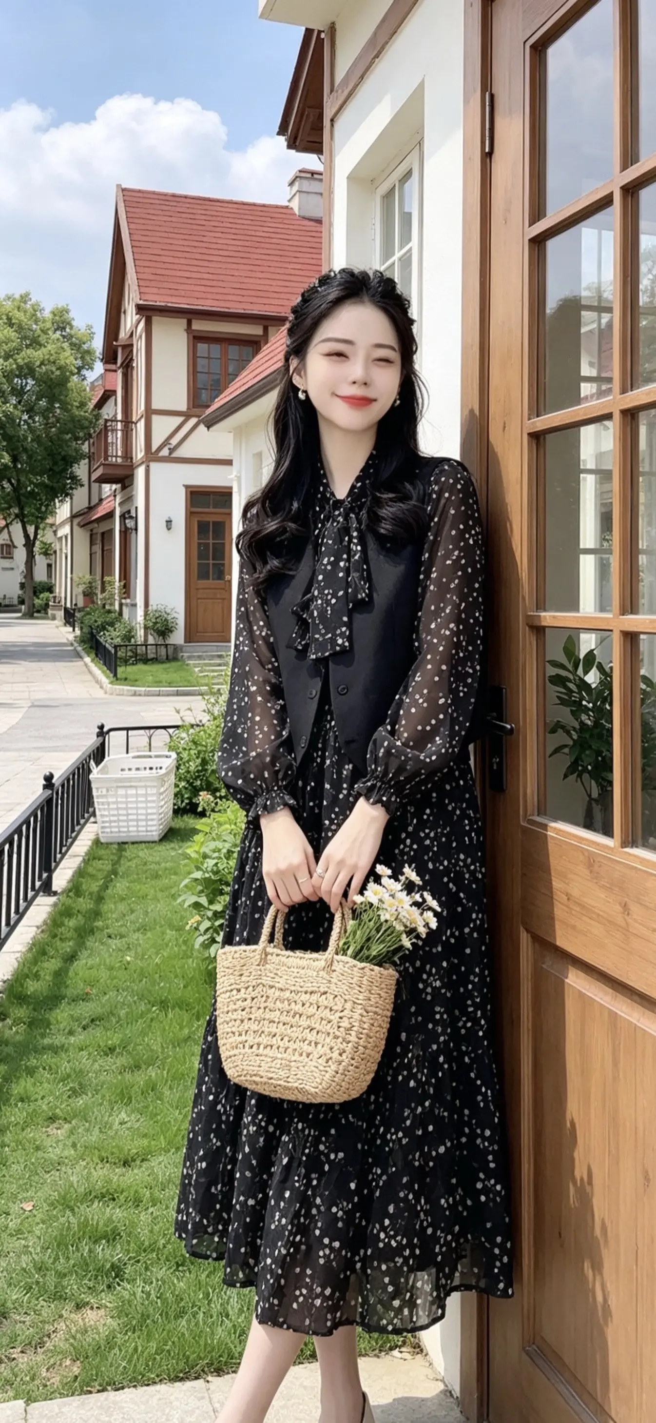 碎花裙准备好了 去哪里找属于我的polo衫🙈