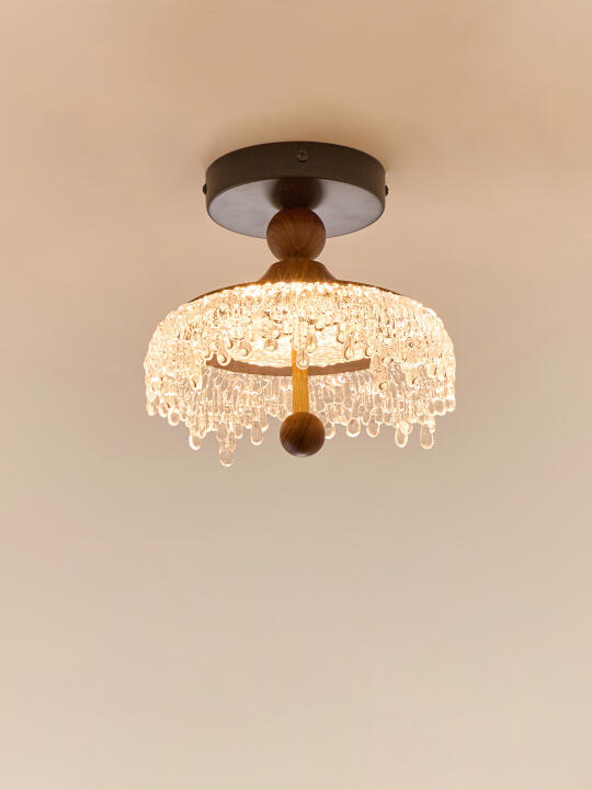 我真服了！这盏银色水滴吸顶灯也太好看了！！