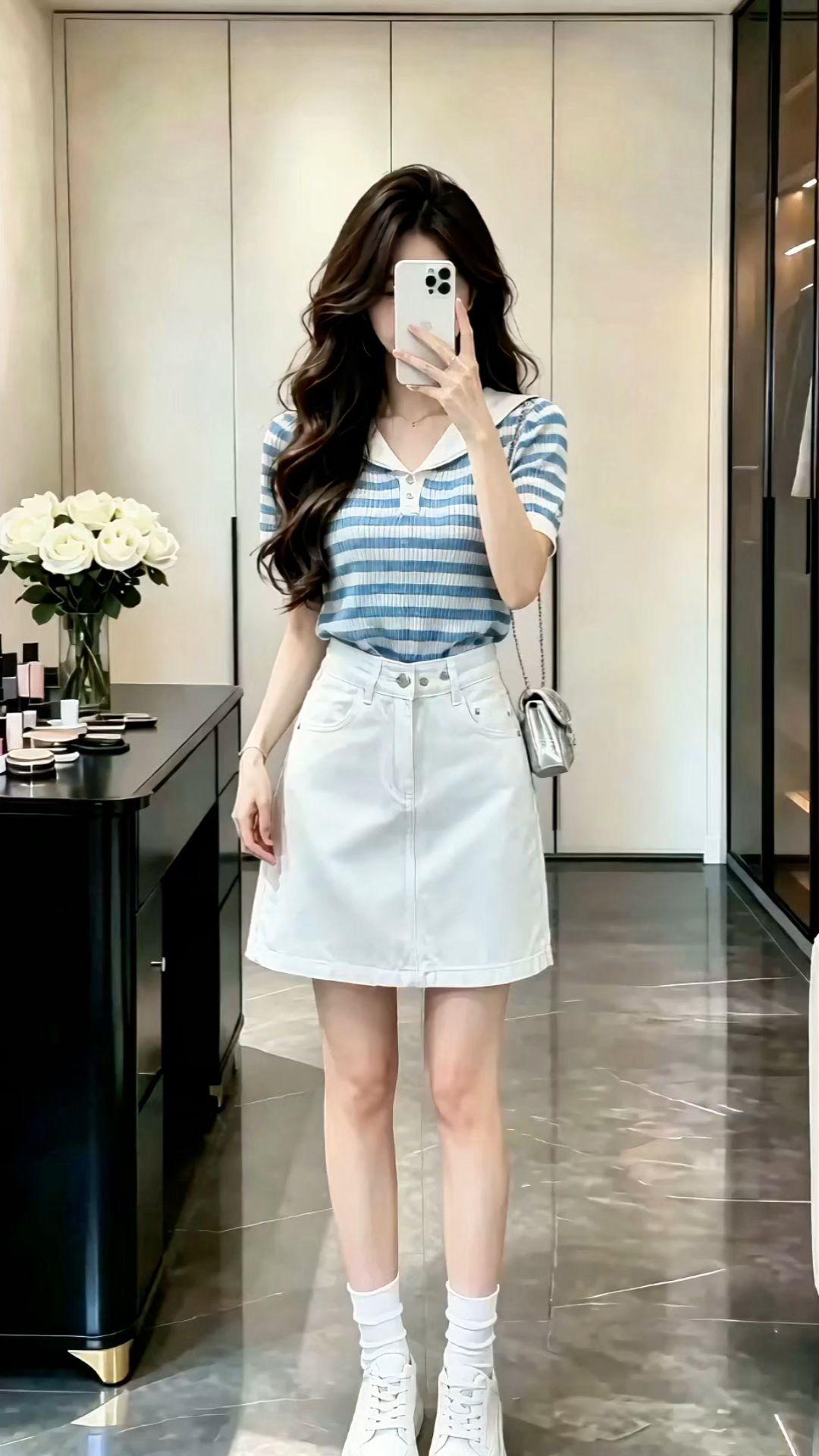 分享夏季韩系穿搭 女生穿搭日记 夏季穿搭公式 ootd女生穿搭 夏款穿搭分享