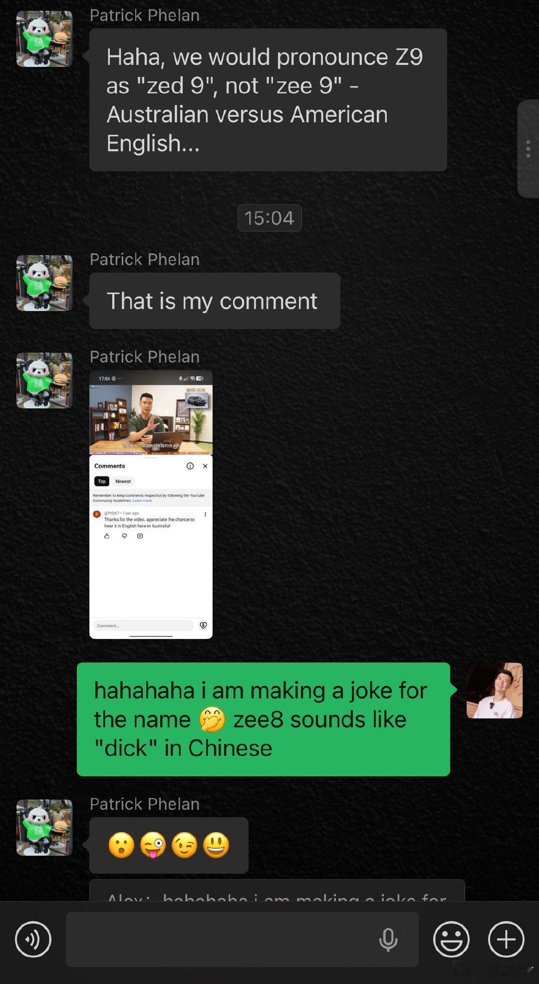 如果不是澳洲的朋友跟我说，我都没发现运营小伙伴帮我做了个英文版的视频，但AI明显