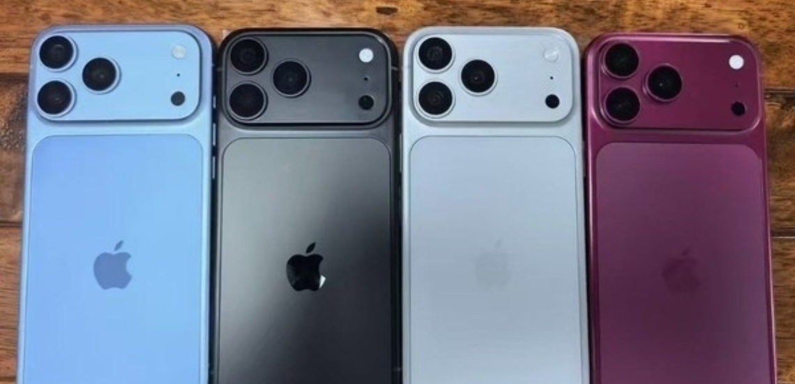 iPhone18ProMax配色 一般来说，果子的真机要比渲染图好看一些不过这个