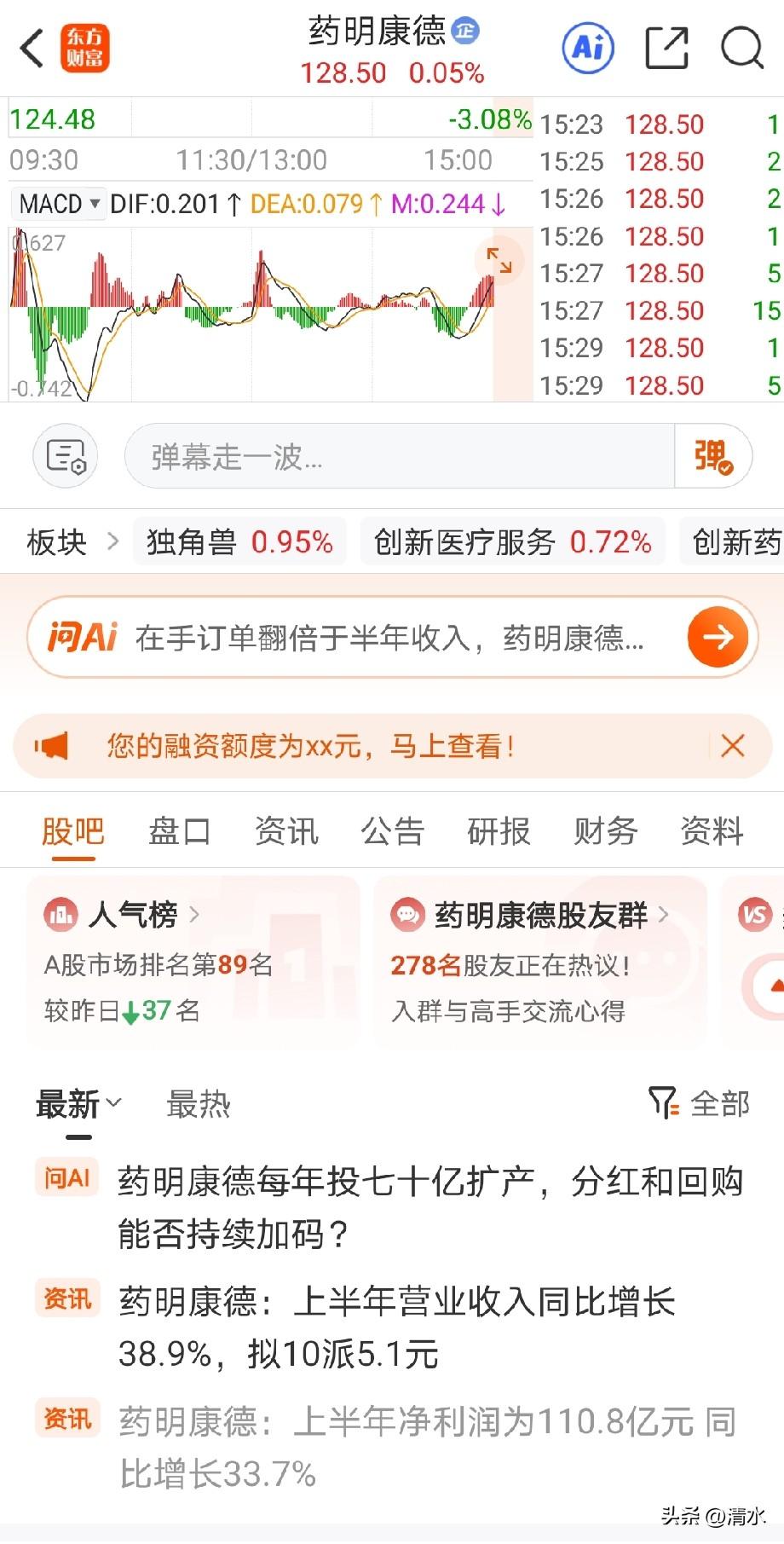 药明康德，这个时候出这种资讯，不知道是不是真的，如果是真的，那是不是超预期了呢，