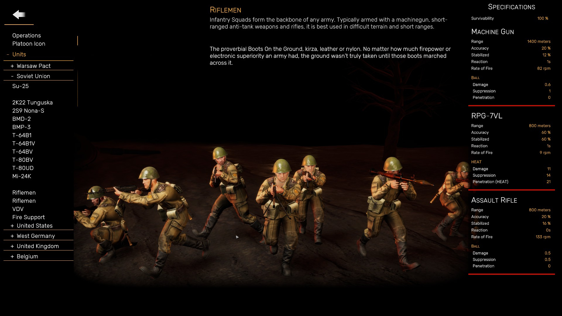 美伊以冲突 《Regiment》这个游戏的内置百科有很多金句，比如这段描写步兵的